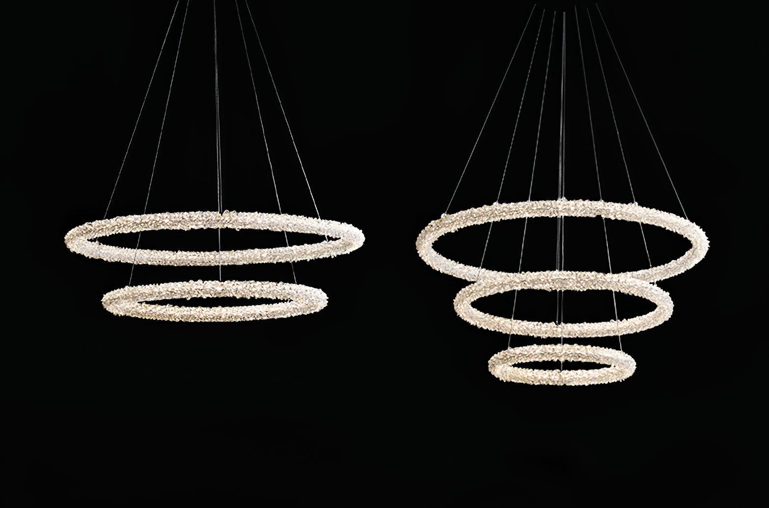 Ring Crystal Chandeliers - Blowlighting