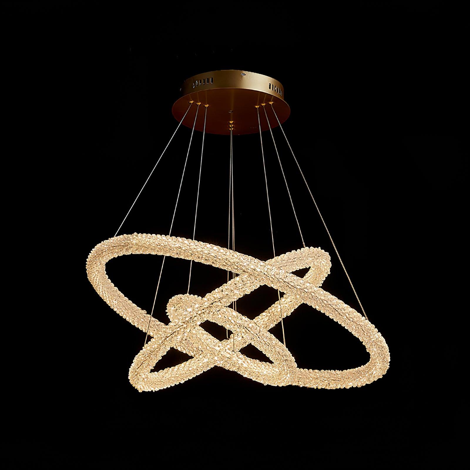 Ring Crystal Chandeliers - Blowlighting