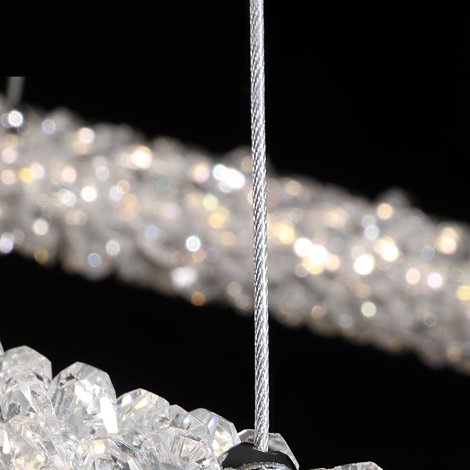 Ring Crystal Chandeliers - Blowlighting