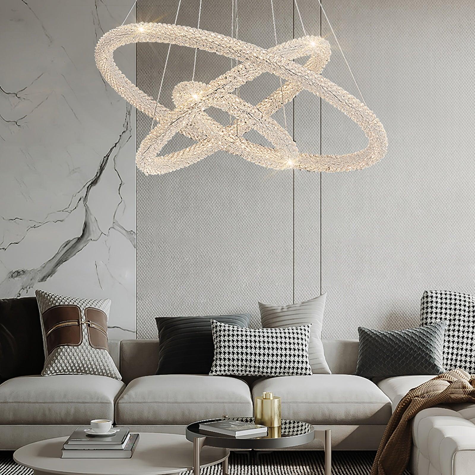 Ring Crystal Chandeliers - Blowlighting