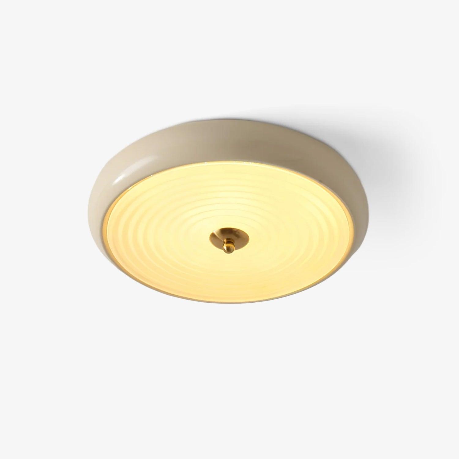 Ripple Cream Ceiling Lamp - Blowlighting