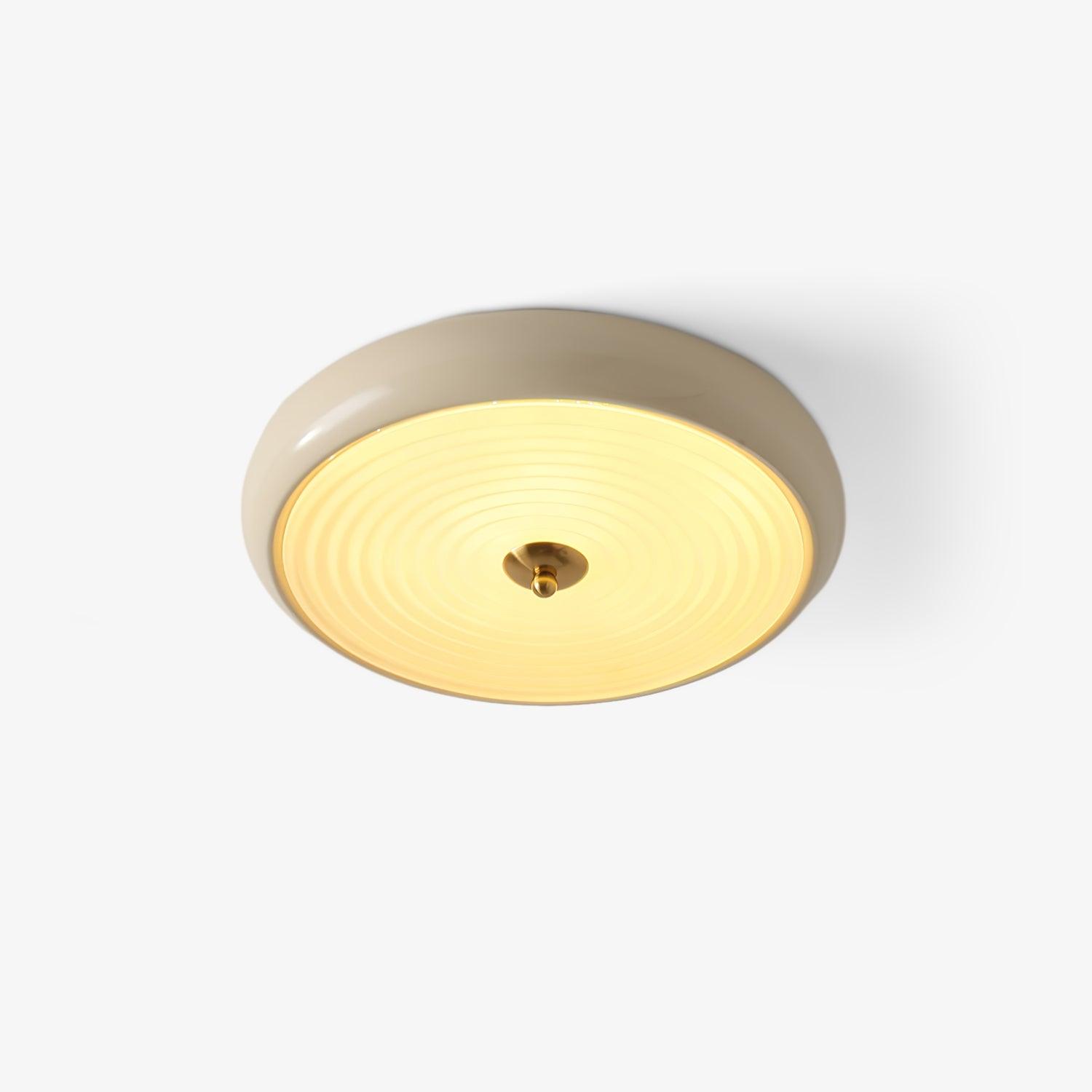 Ripple Cream Ceiling Lamp - Blowlighting