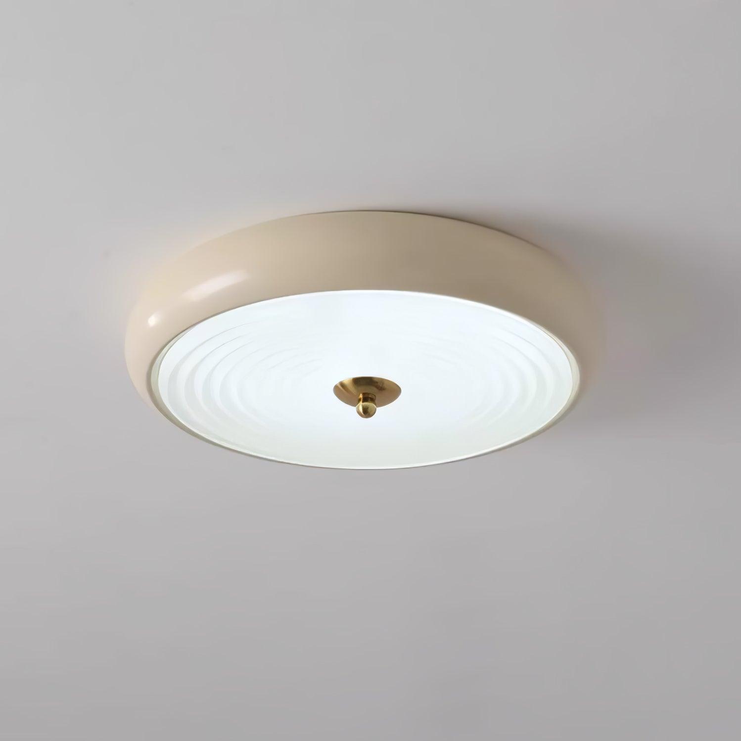 Ripple Cream Ceiling Lamp - Blowlighting