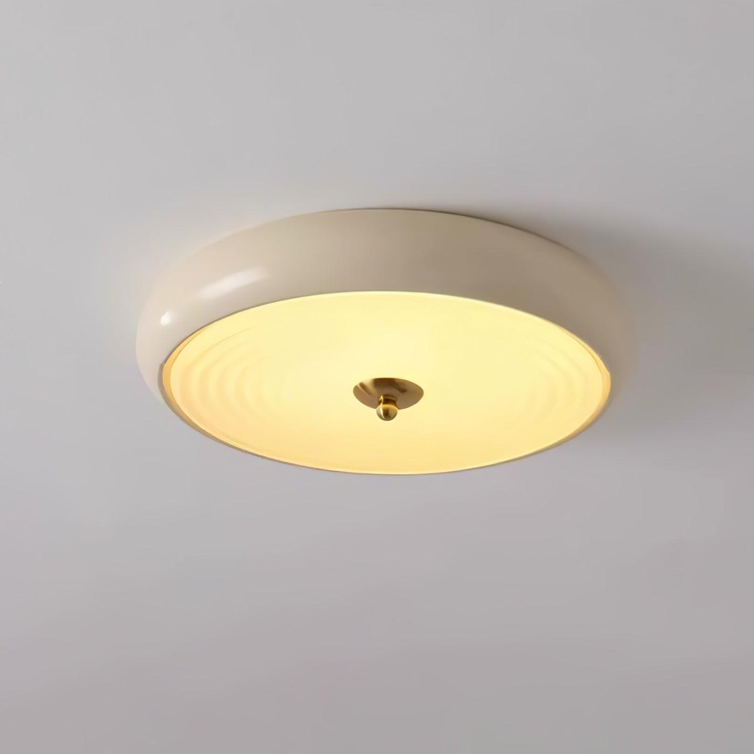 Ripple Cream Ceiling Lamp - Blowlighting