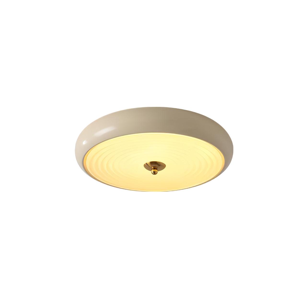 Ripple Cream Ceiling Lamp - Blowlighting