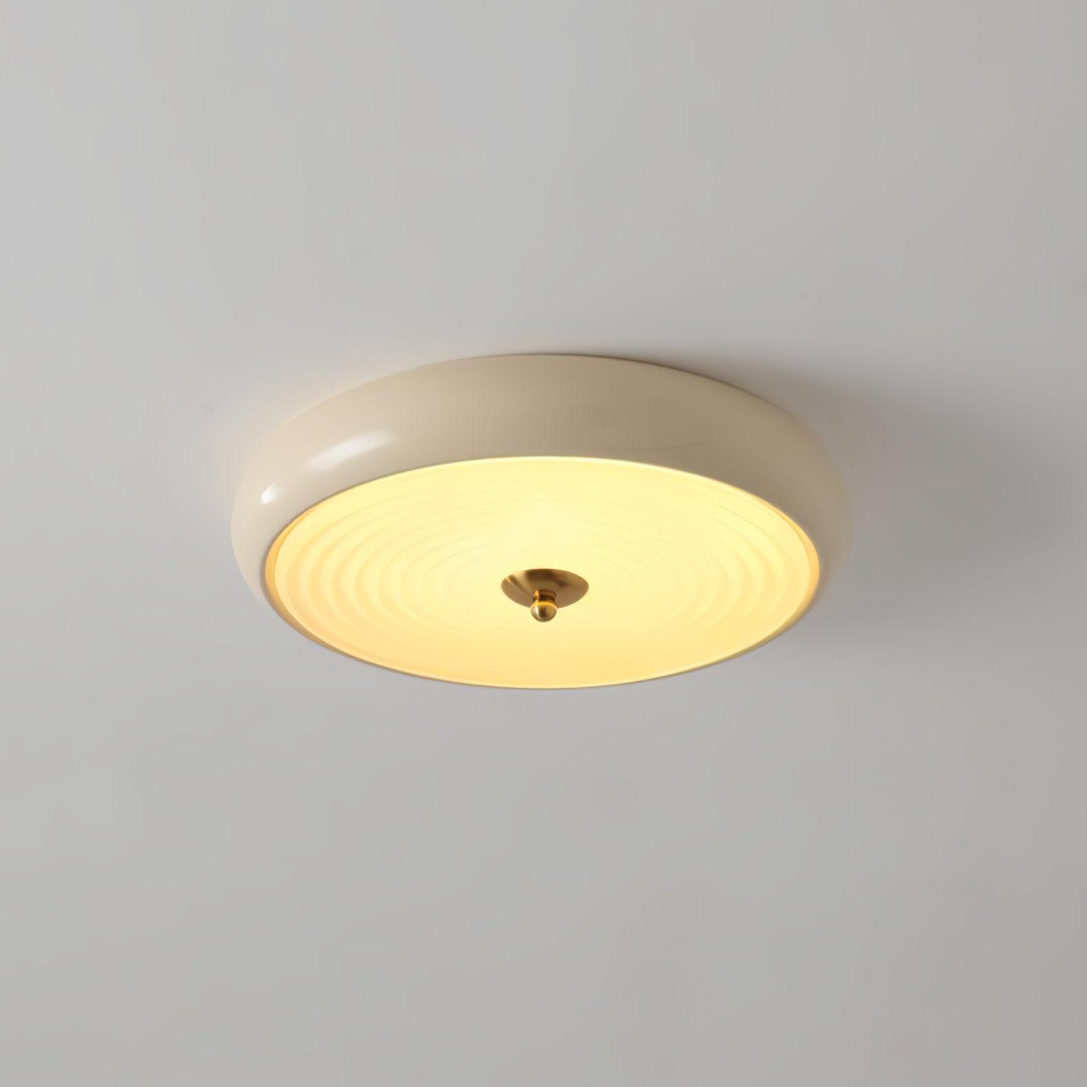 Ripple Cream Ceiling Lamp - Blowlighting