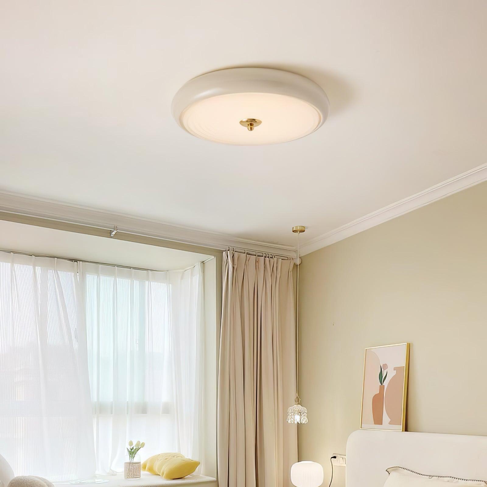 Ripple Cream Ceiling Lamp - Blowlighting