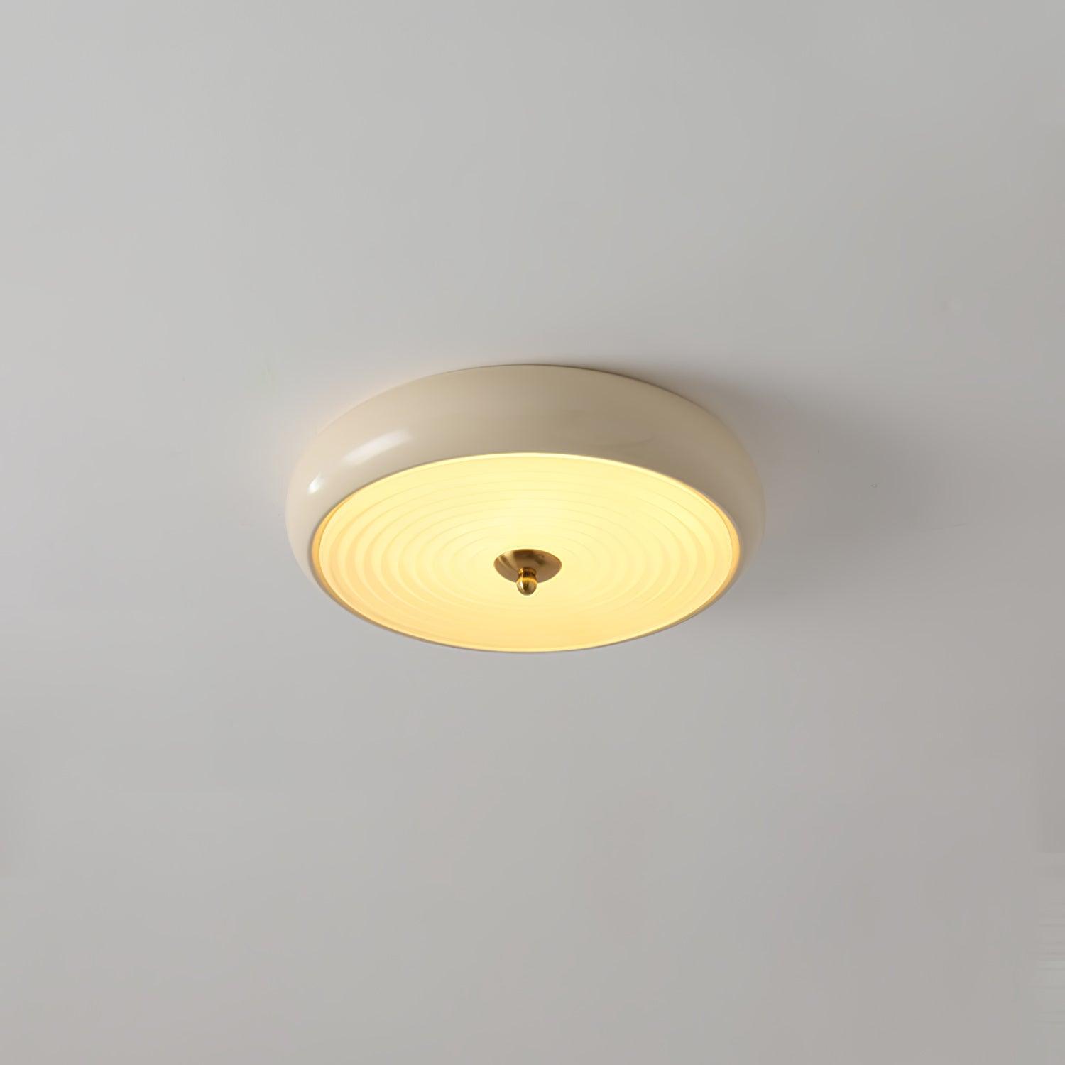Ripple Cream Ceiling Lamp - Blowlighting