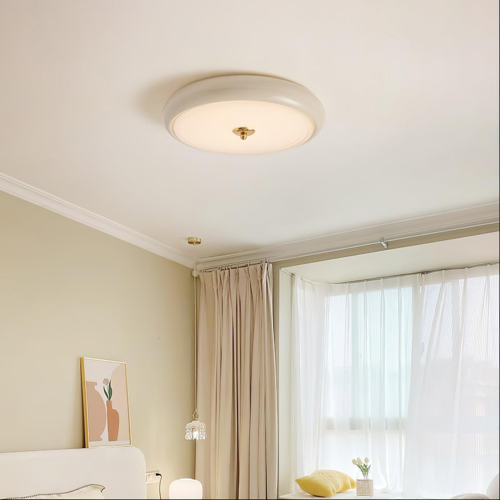 Ripple Cream Ceiling Lamp - Blowlighting