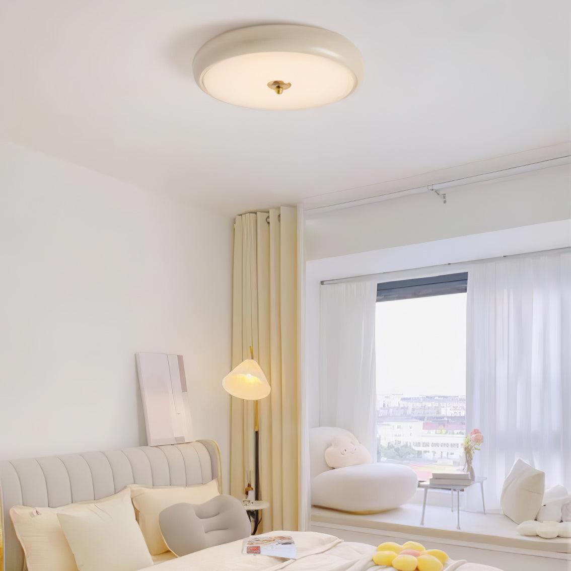Ripple Cream Ceiling Lamp - Blowlighting