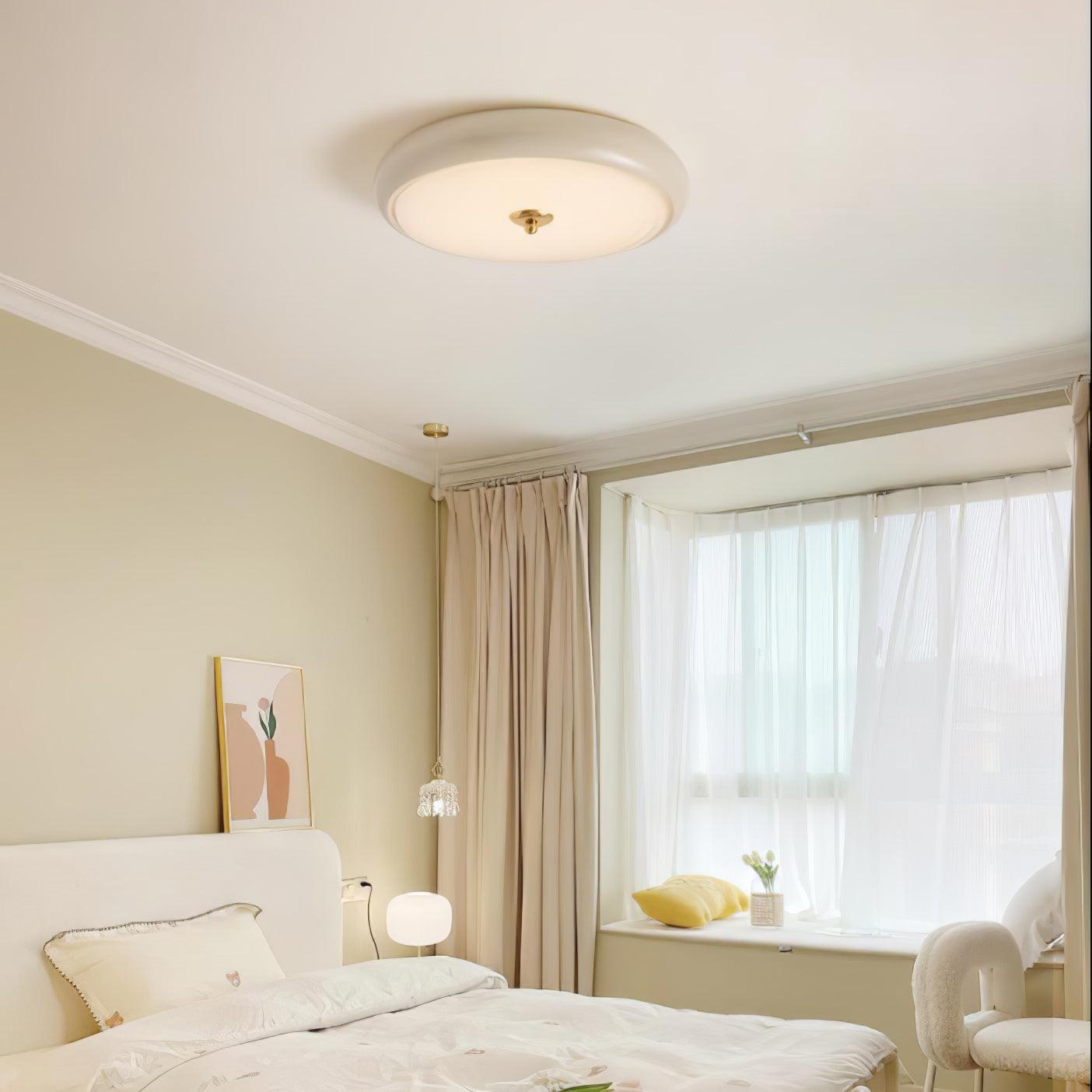 Ripple Cream Ceiling Lamp - Blowlighting