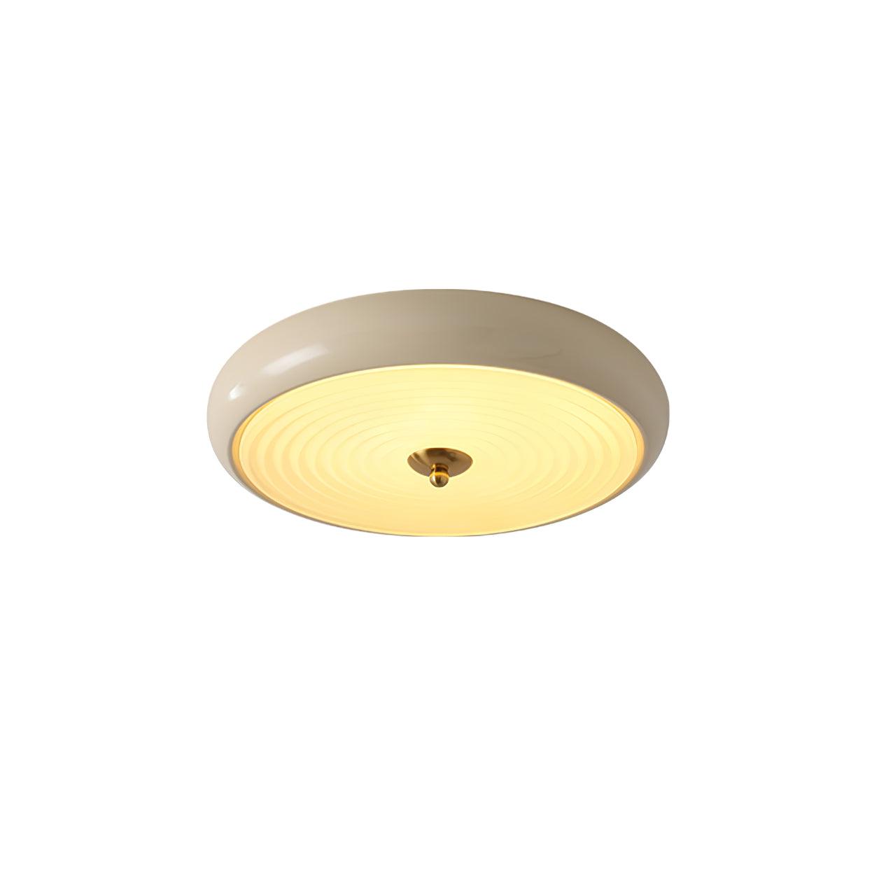 Ripple Cream Ceiling Lamp - Blowlighting