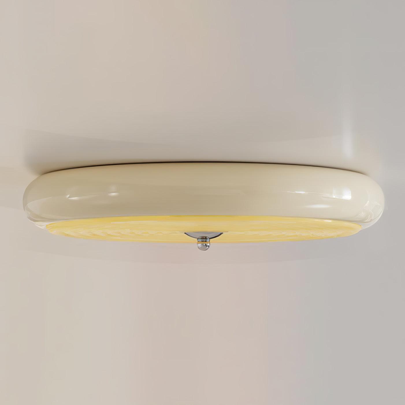 Ripple Cream Ceiling Lamp - Blowlighting