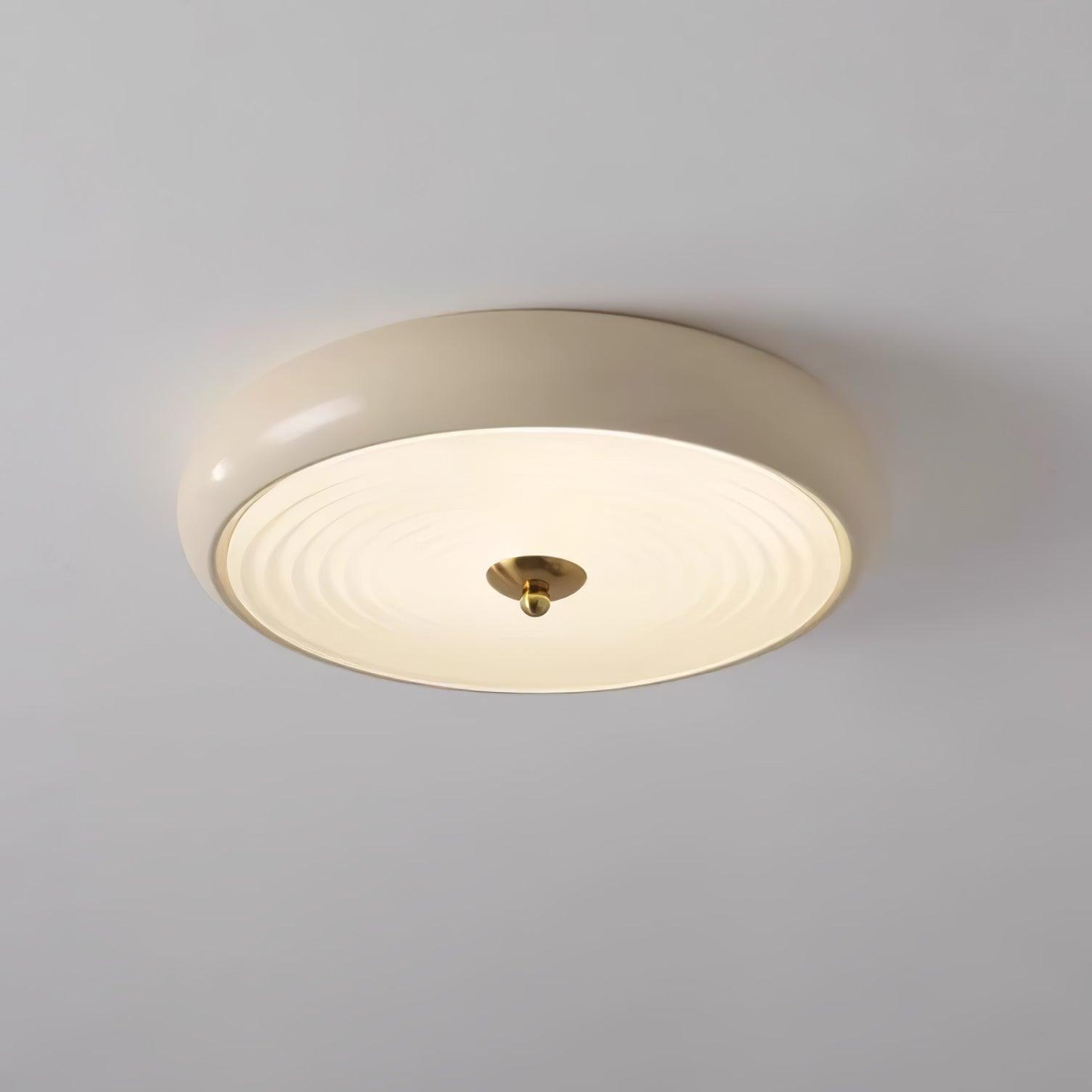 Ripple Cream Ceiling Lamp - Blowlighting