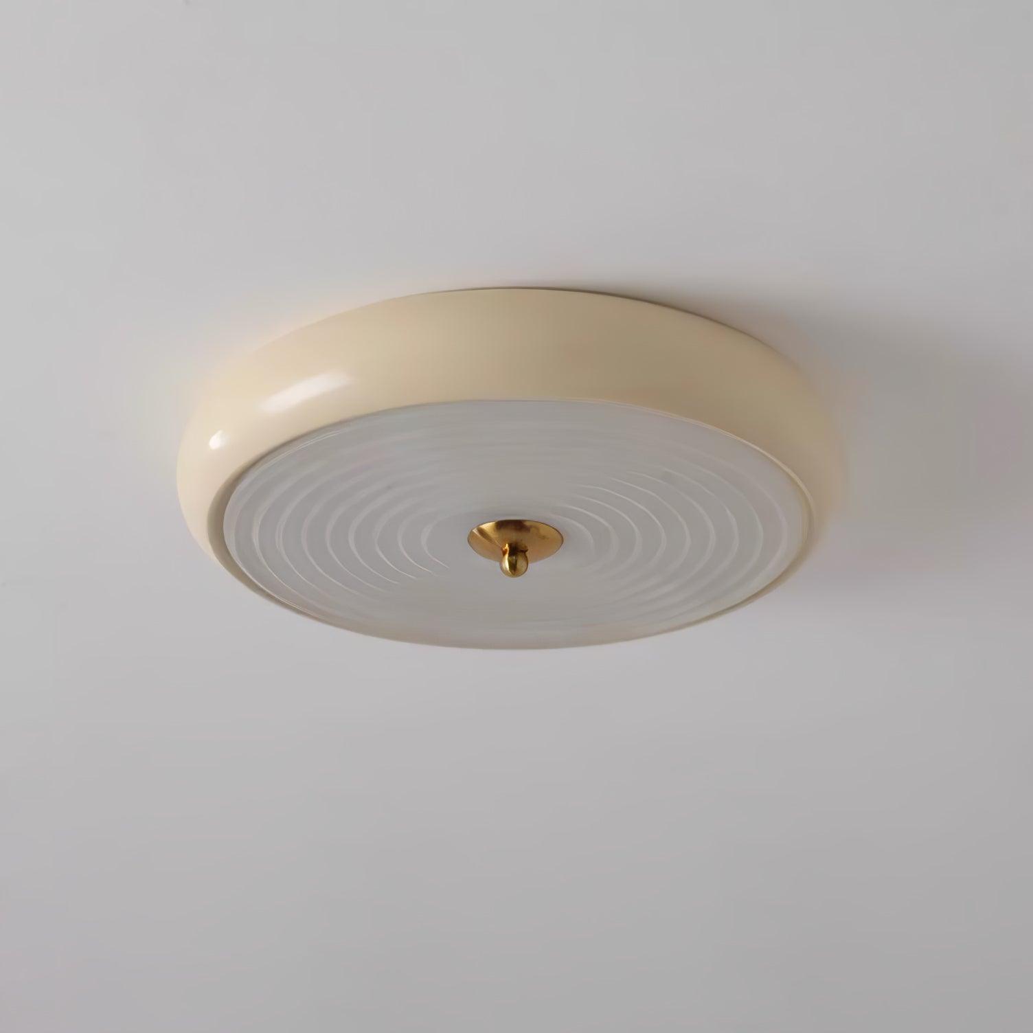 Ripple Cream Ceiling Lamp - Blowlighting