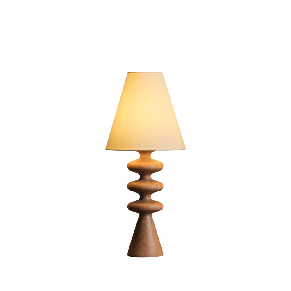 Ripple Wood Table Lamp - Blowlighting