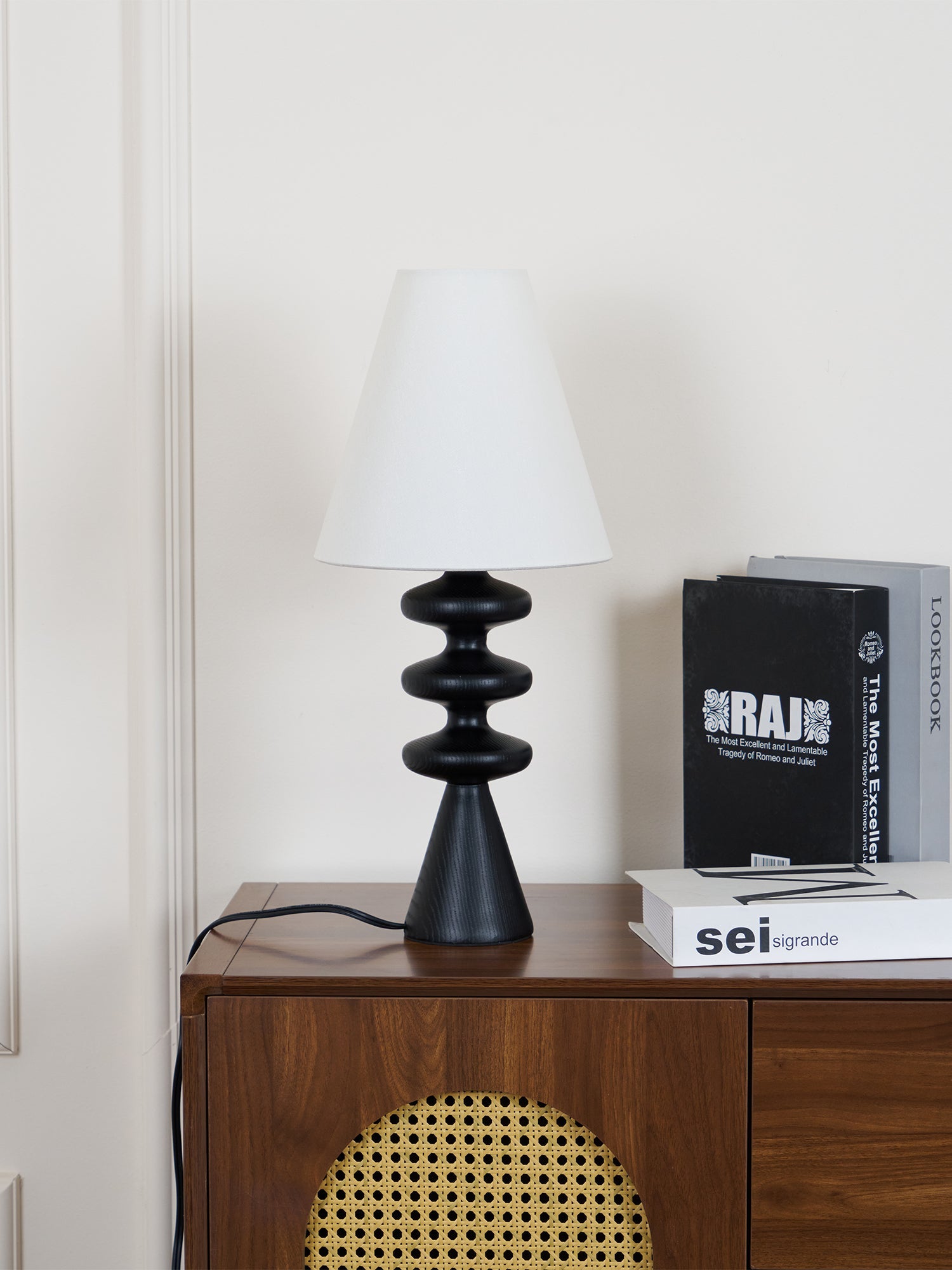 Ripple Wood Table Lamp - Blowlighting