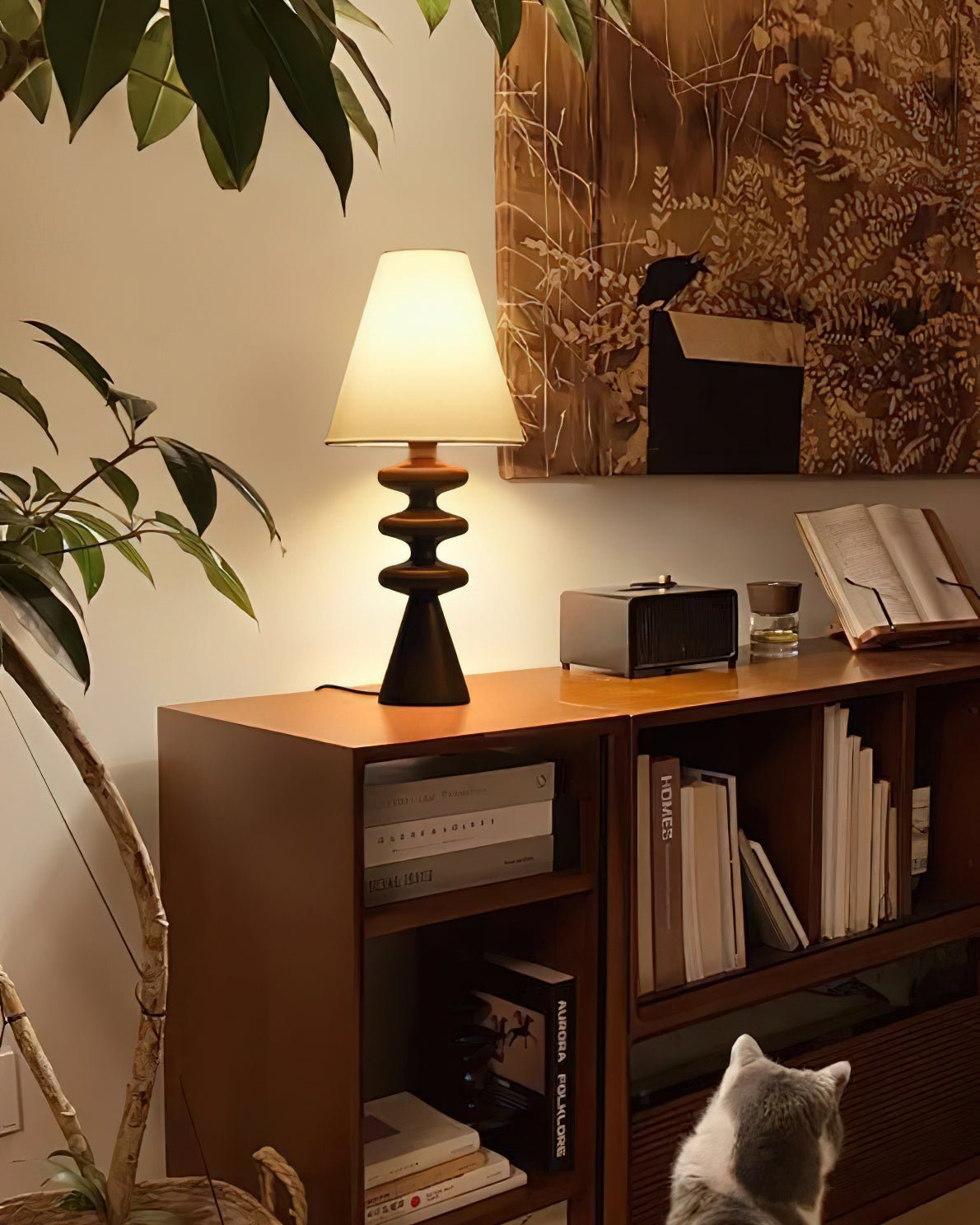 Ripple Wood Table Lamp - Blowlighting