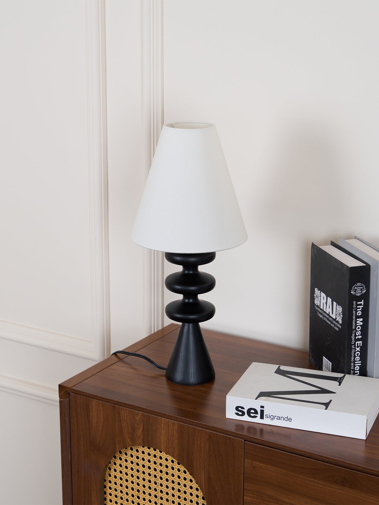Ripple Wood Table Lamp - Blowlighting