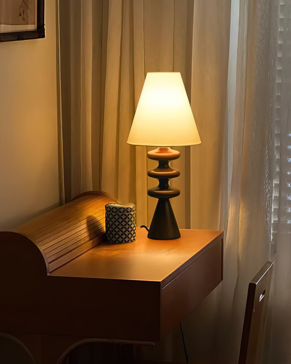 Ripple Wood Table Lamp - Blowlighting