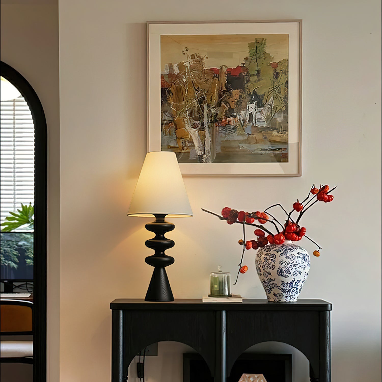 Ripple Wood Table Lamp - Blowlighting