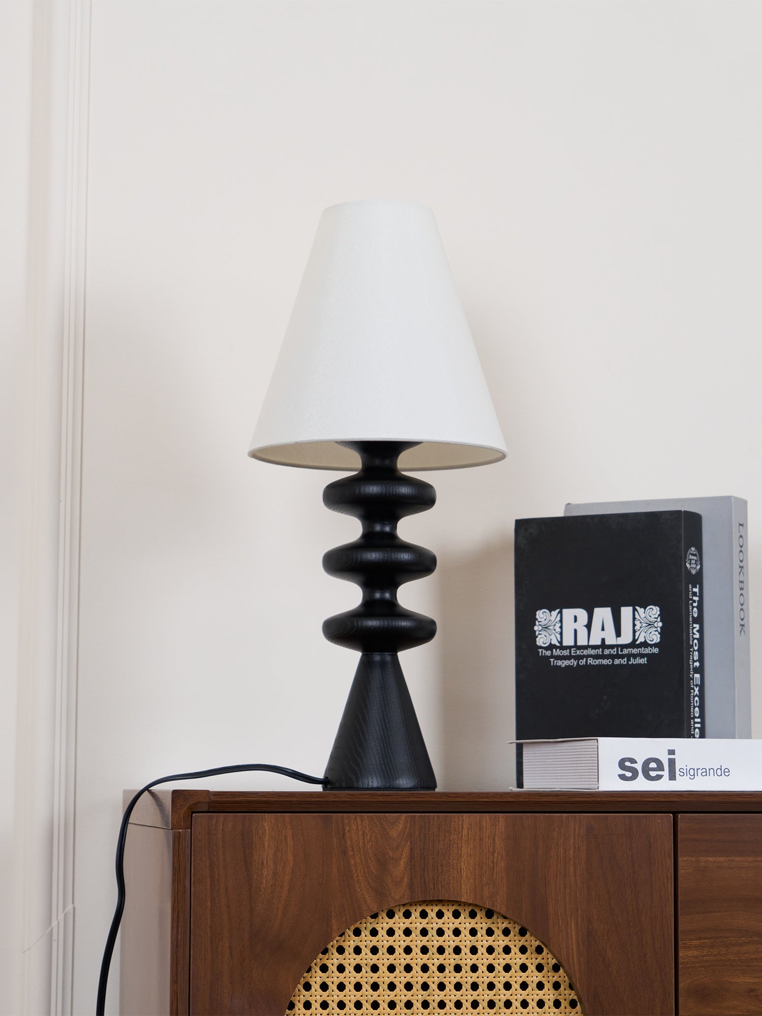 Ripple Wood Table Lamp - Blowlighting