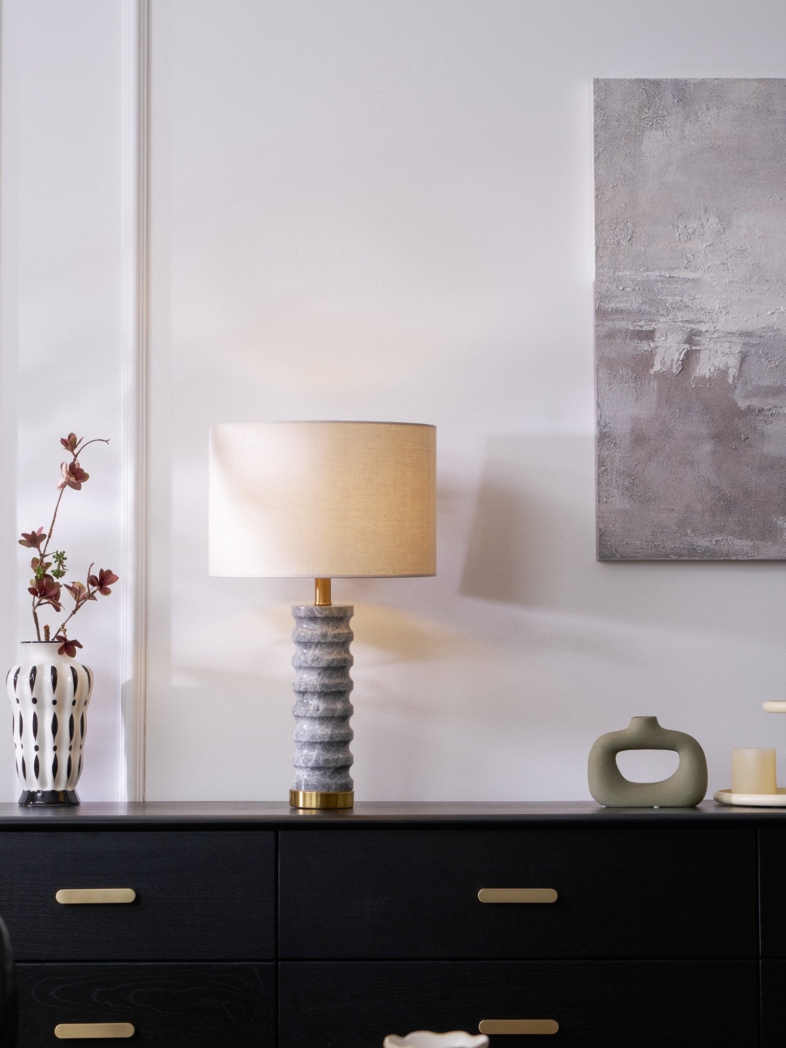 Rivara Stone Table Lamp - Blowlighting