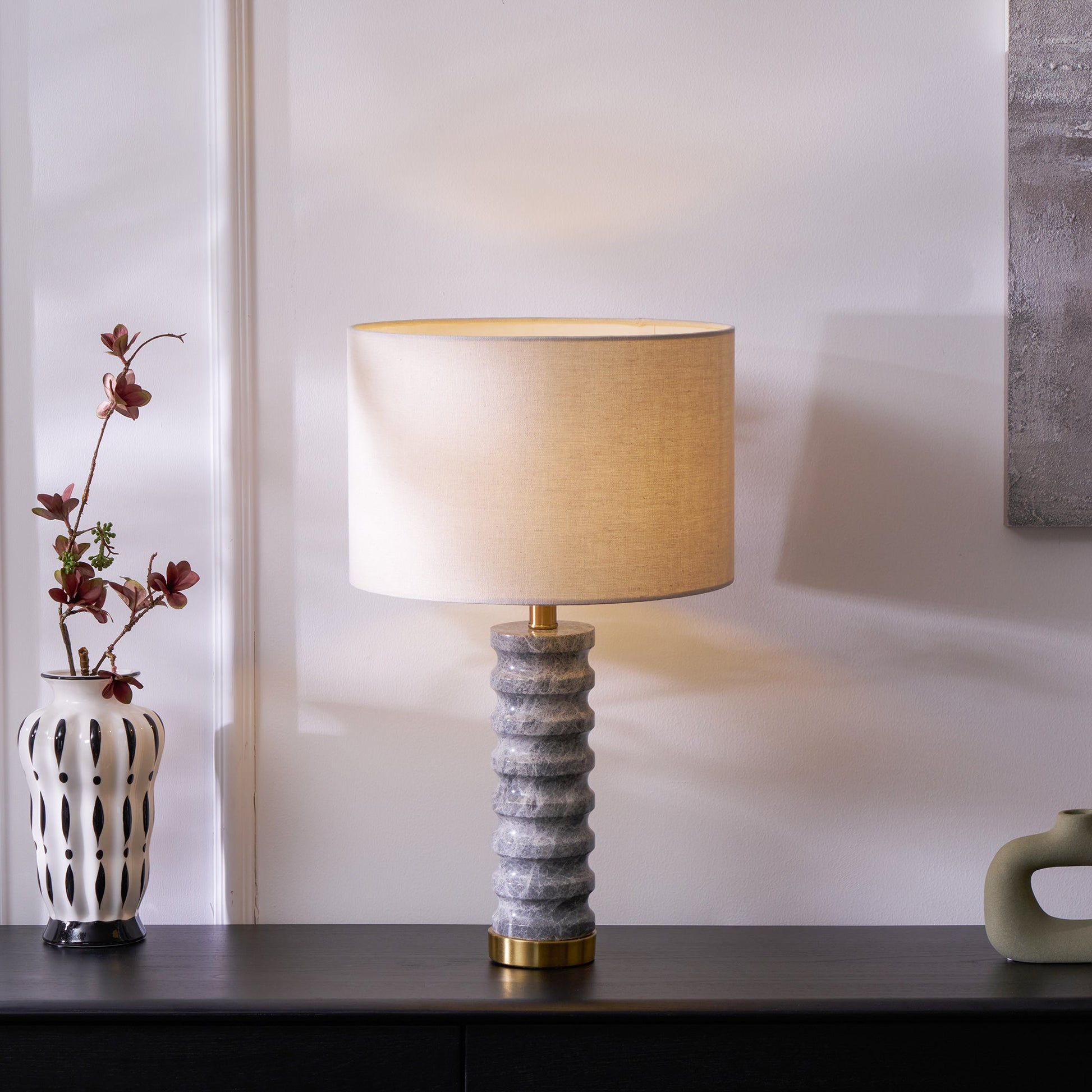 Rivara Stone Table Lamp - Blowlighting