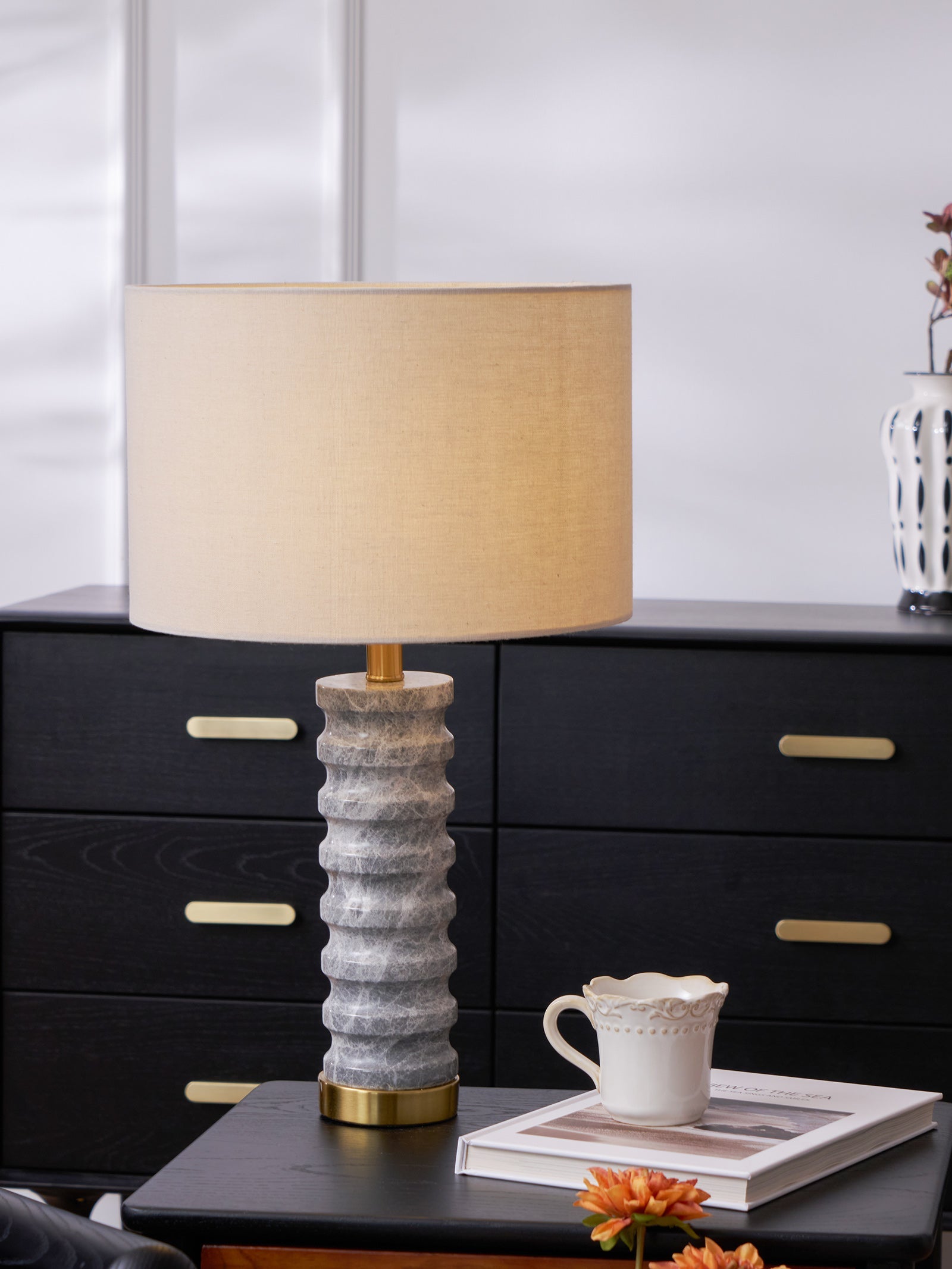 Rivara Stone Table Lamp - Blowlighting