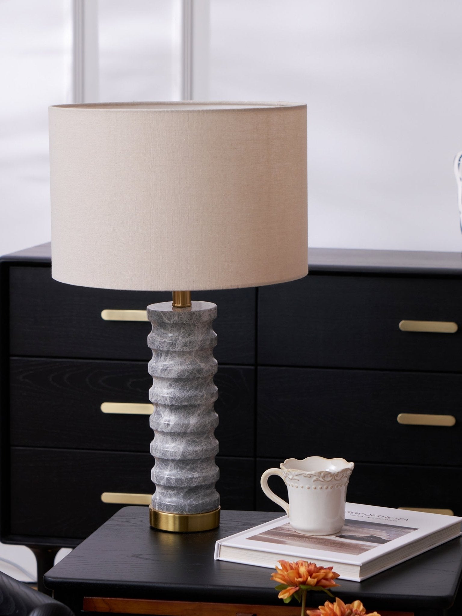 Rivara Stone Table Lamp - Blowlighting