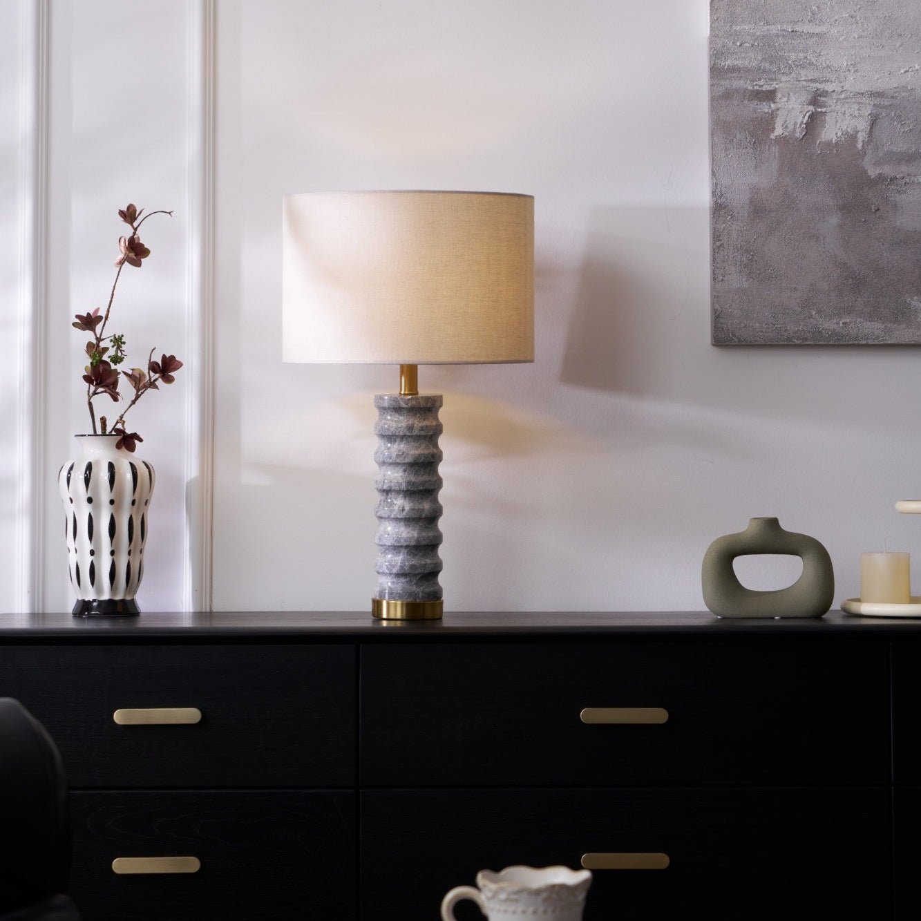 Rivara Stone Table Lamp - Blowlighting