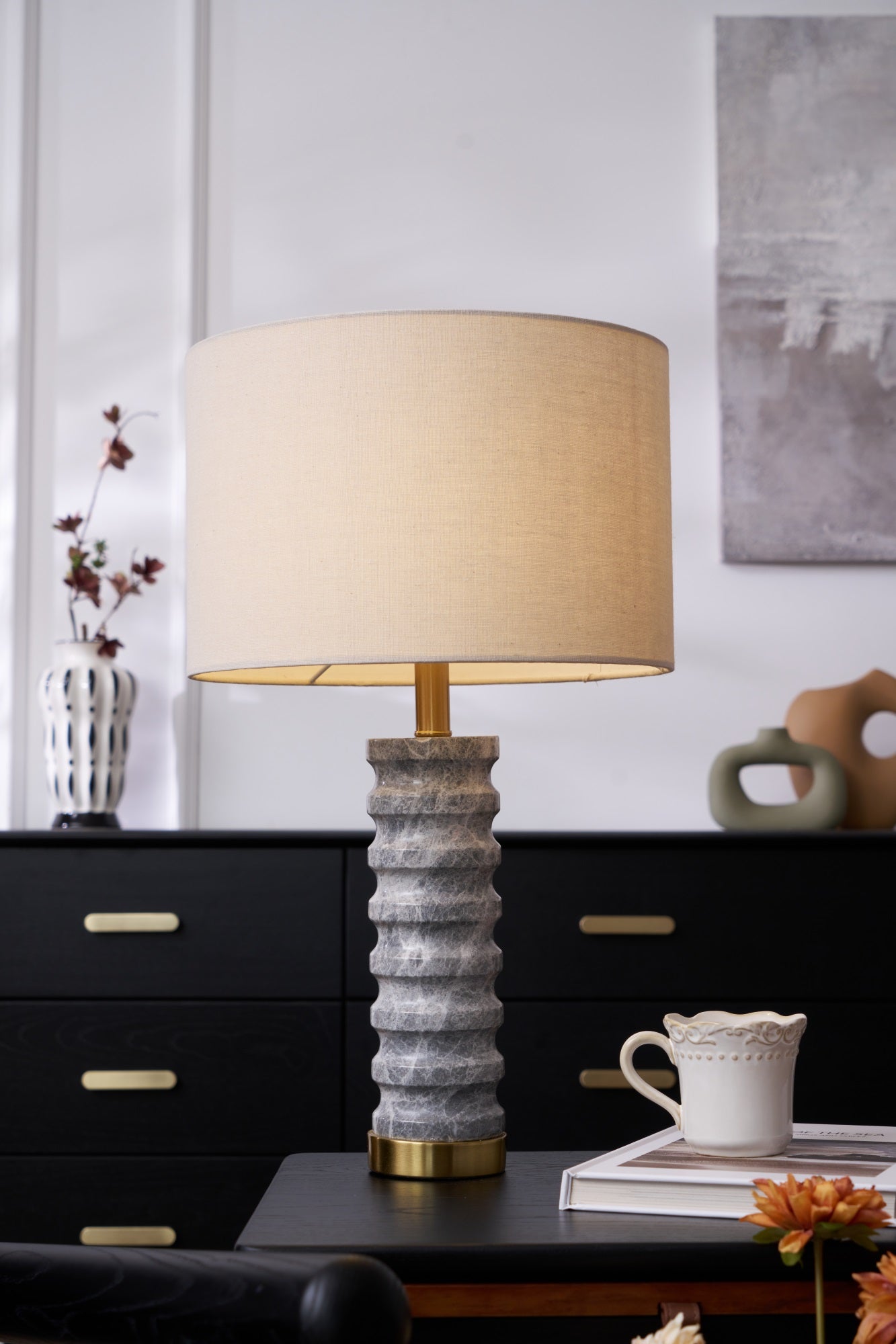 Rivara Stone Table Lamp - Blowlighting