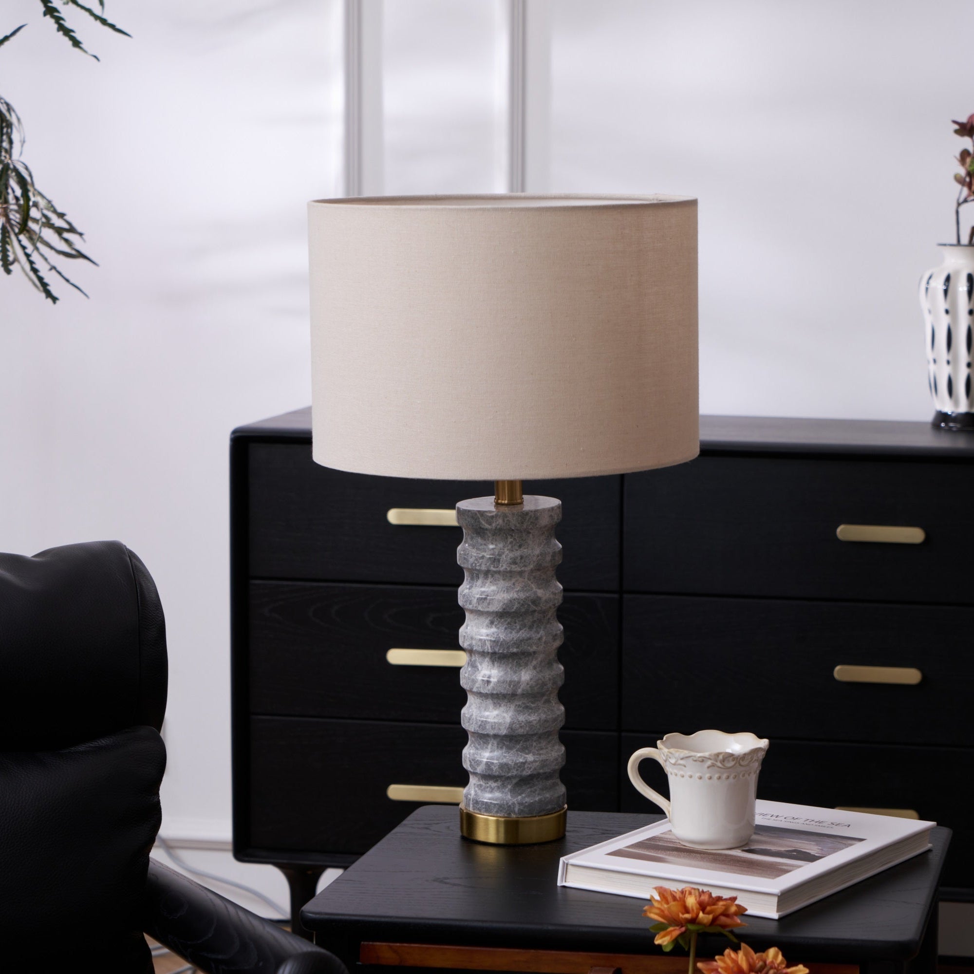 Rivara Stone Table Lamp - Blowlighting