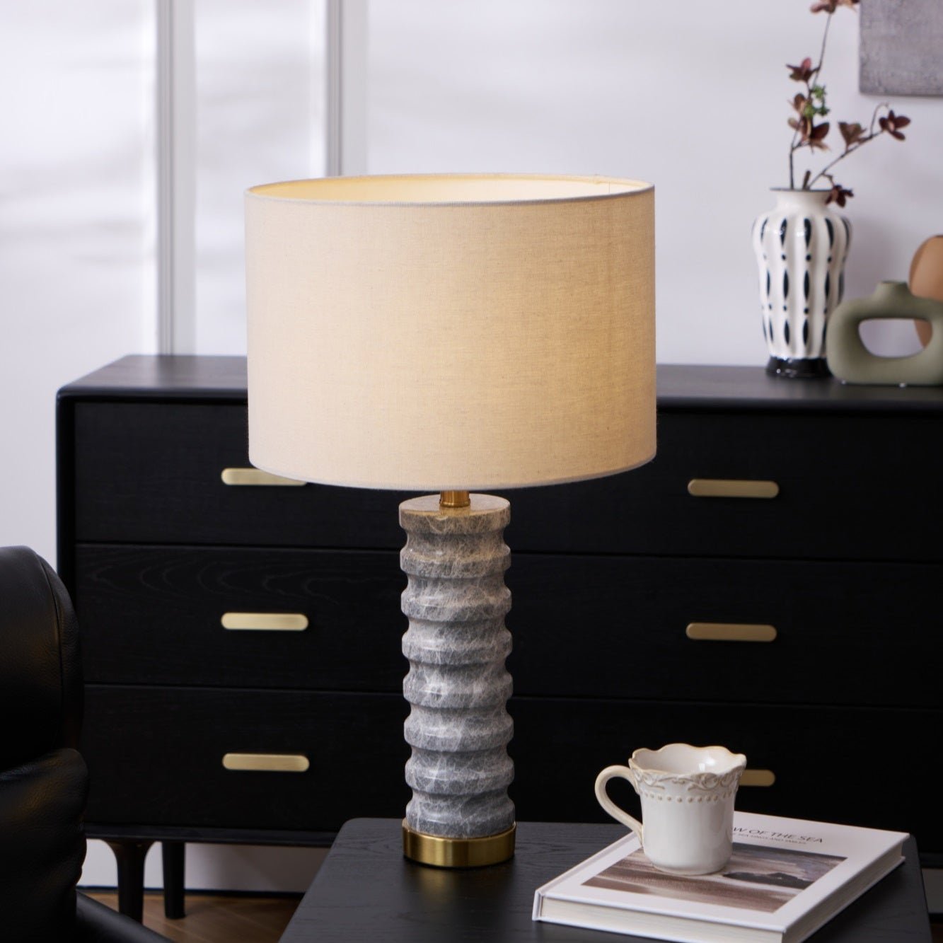 Rivara Stone Table Lamp - Blowlighting