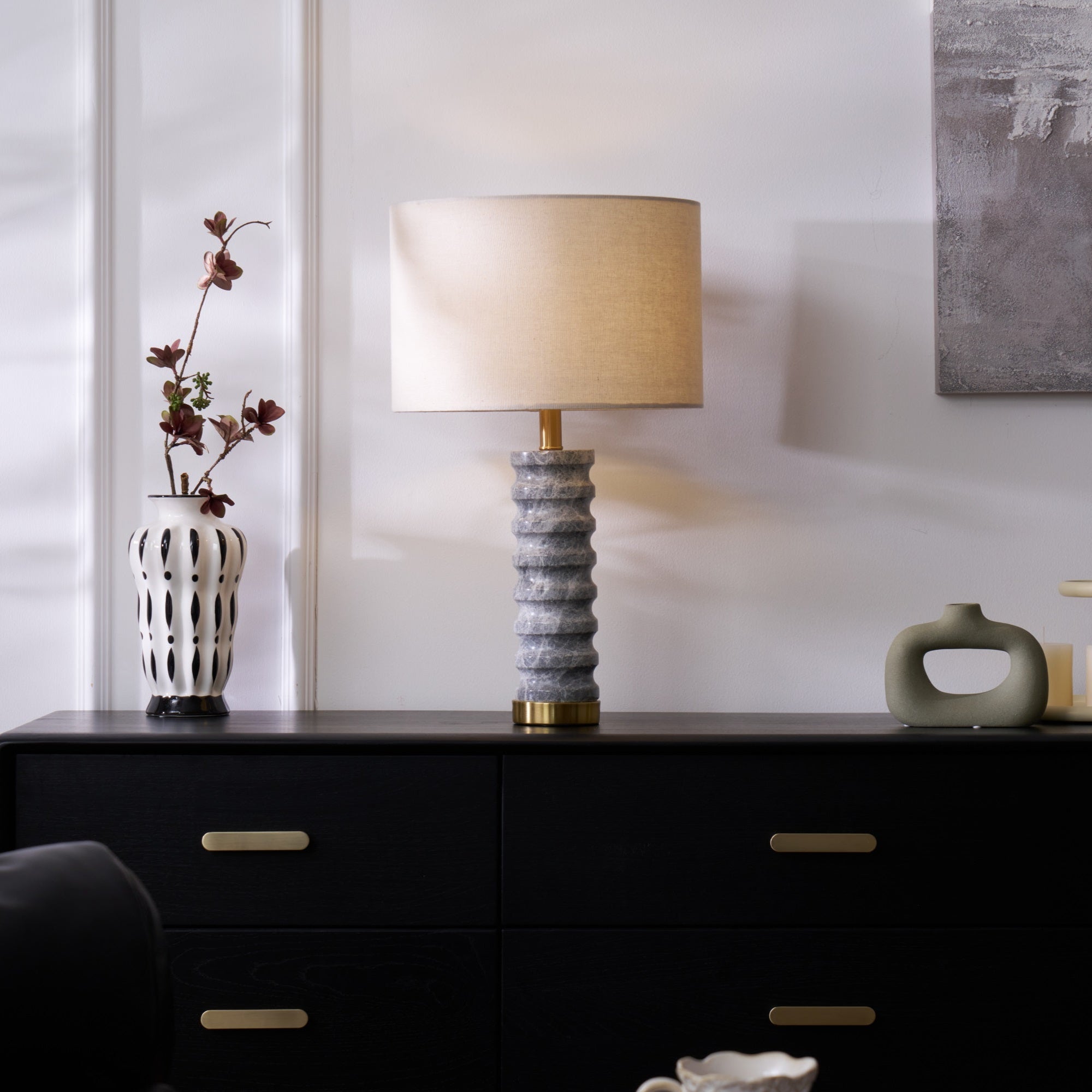 Rivara Stone Table Lamp - Blowlighting