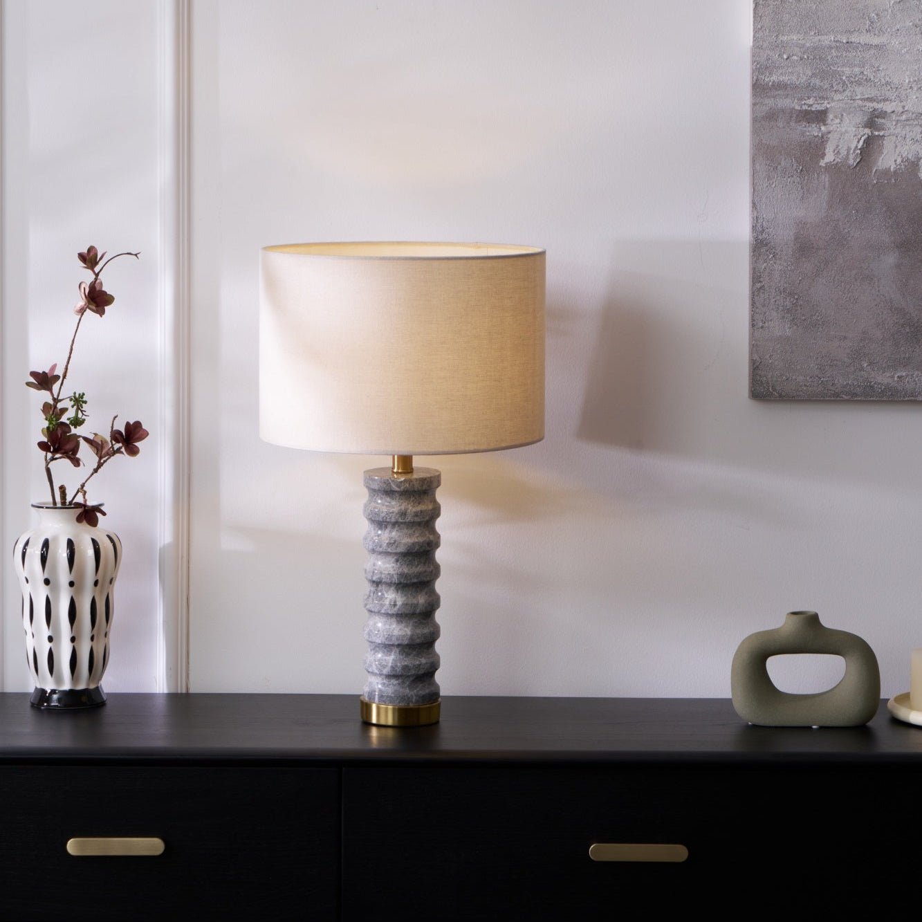 Rivara Stone Table Lamp - Blowlighting