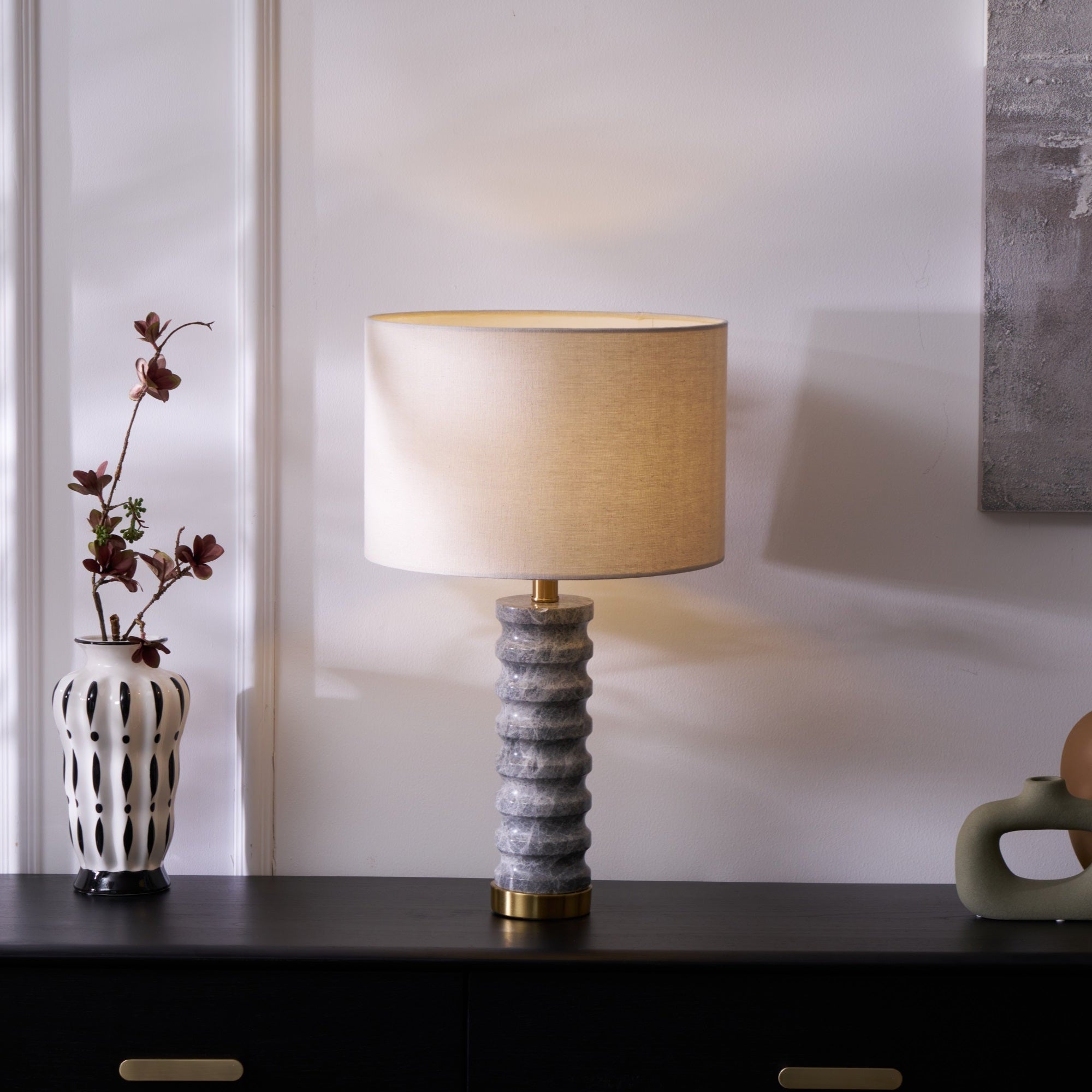 Rivara Stone Table Lamp - Blowlighting