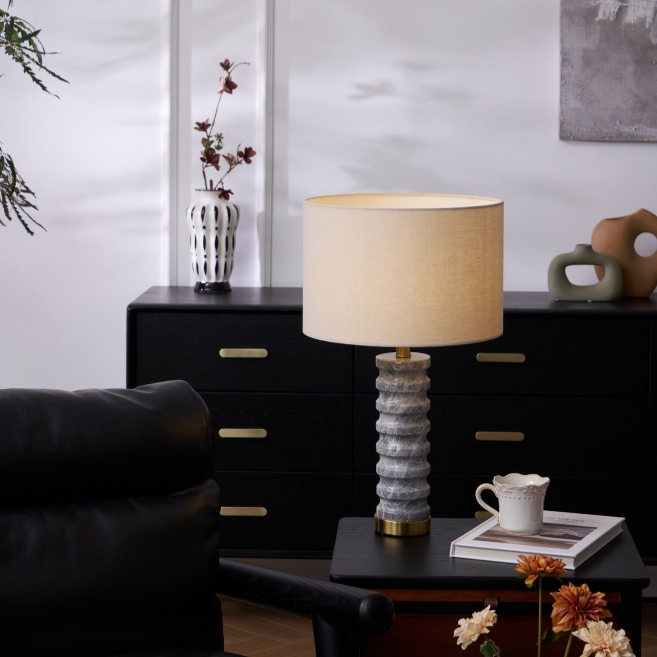 Rivara Stone Table Lamp - Blowlighting