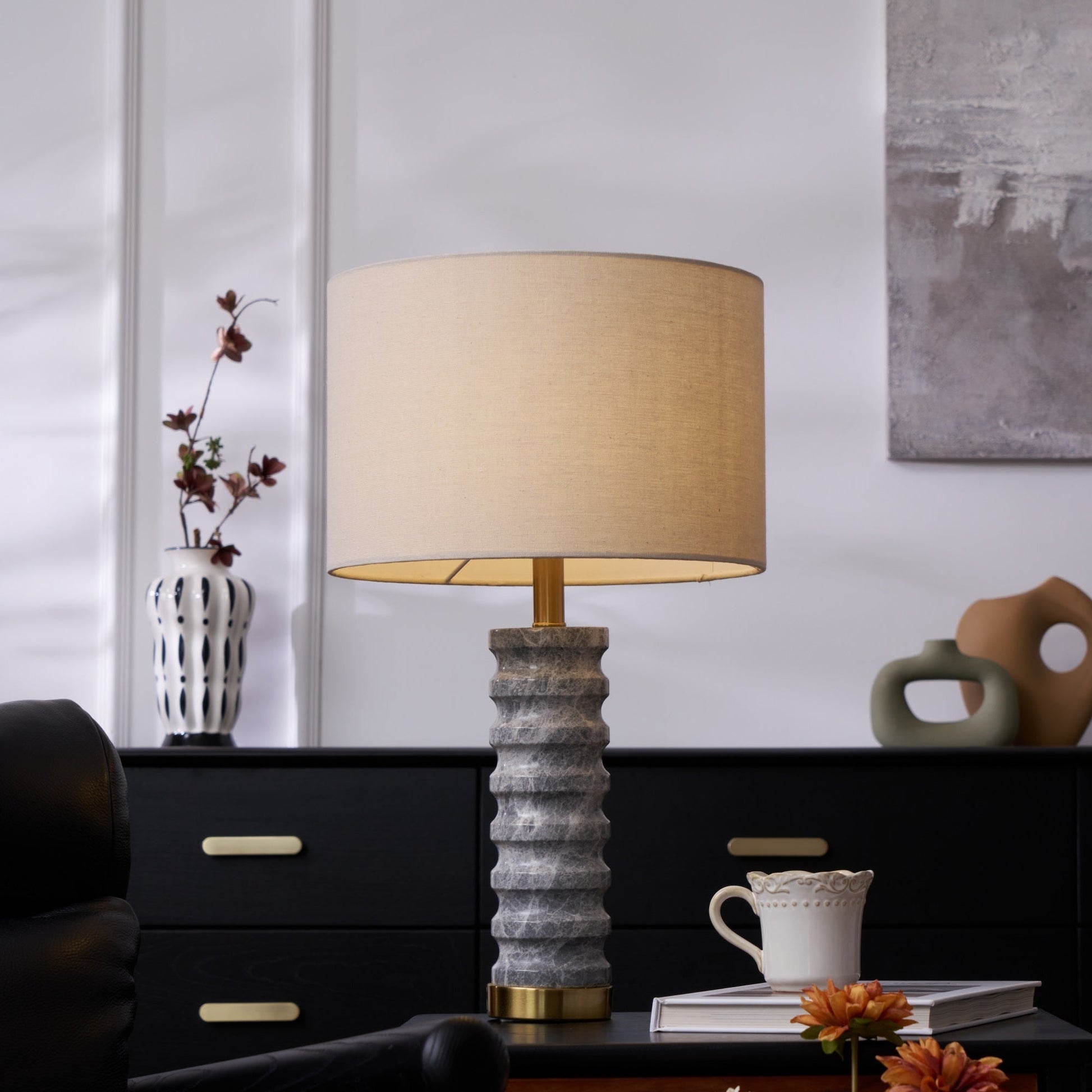 Rivara Stone Table Lamp - Blowlighting