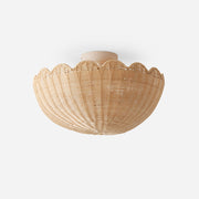 Rivela Rustic Rattan Ceiling Light