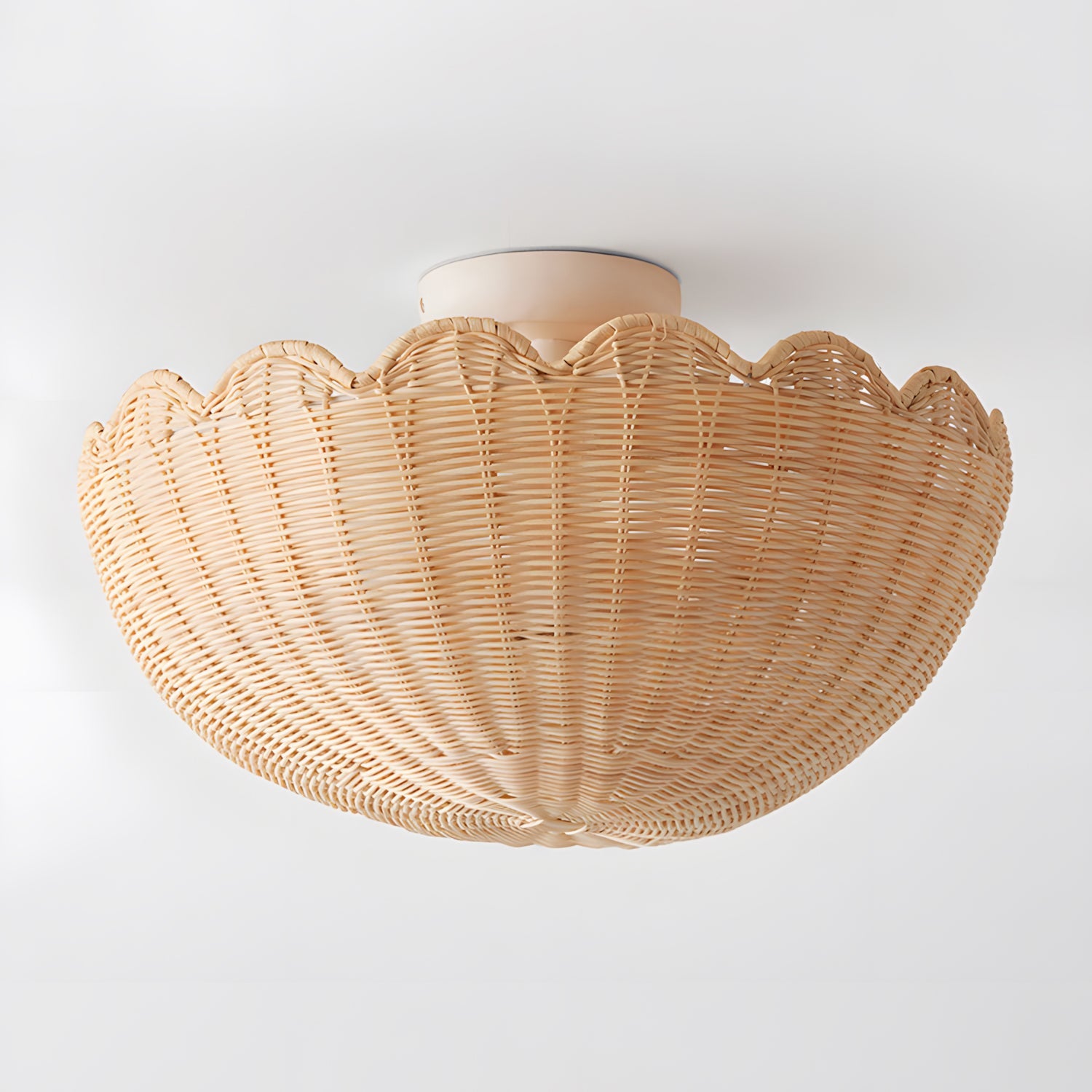 Rivela Rustic Rattan Ceiling Light