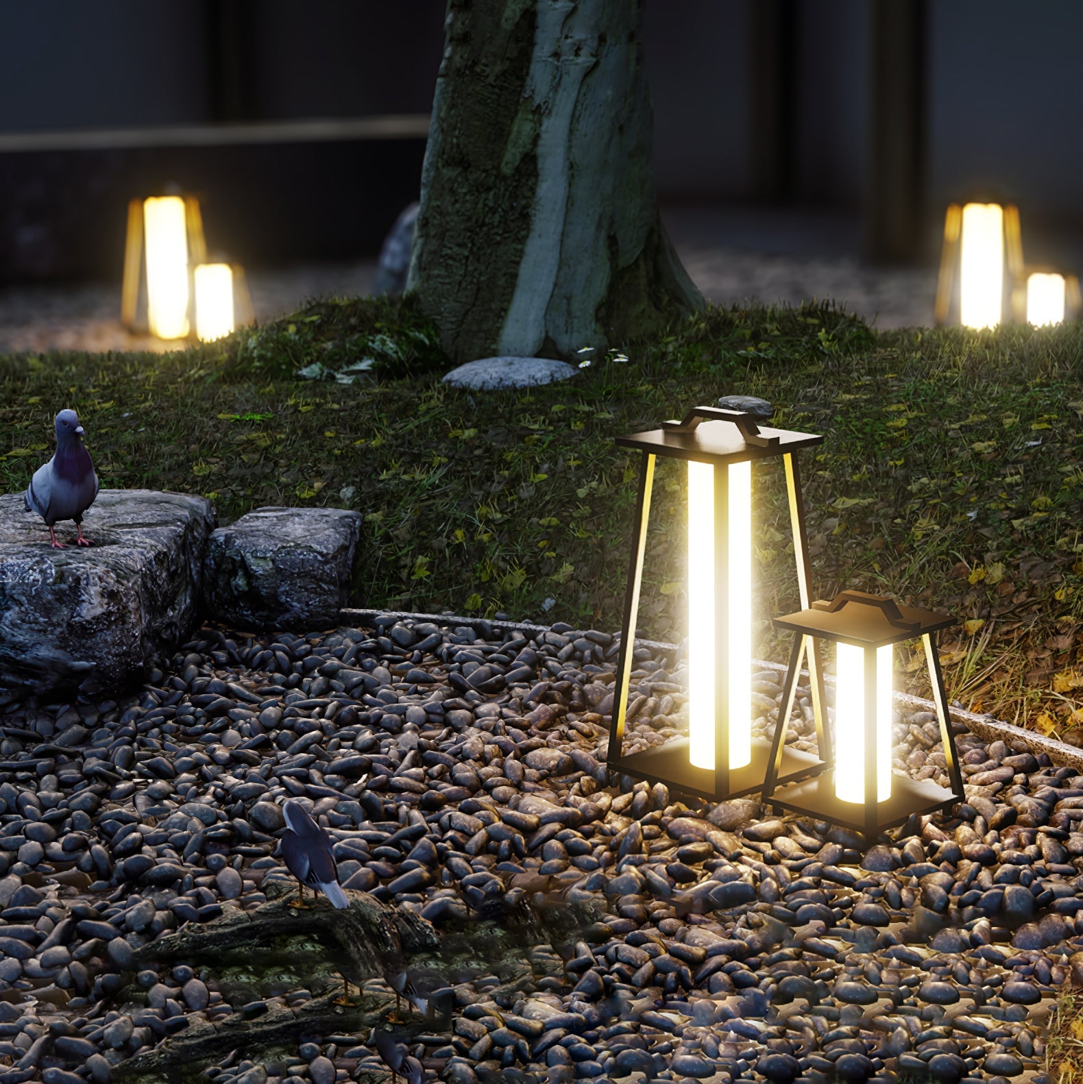 Ray Trapezoid-shaped Portable Outdoor Light - Blowlighting