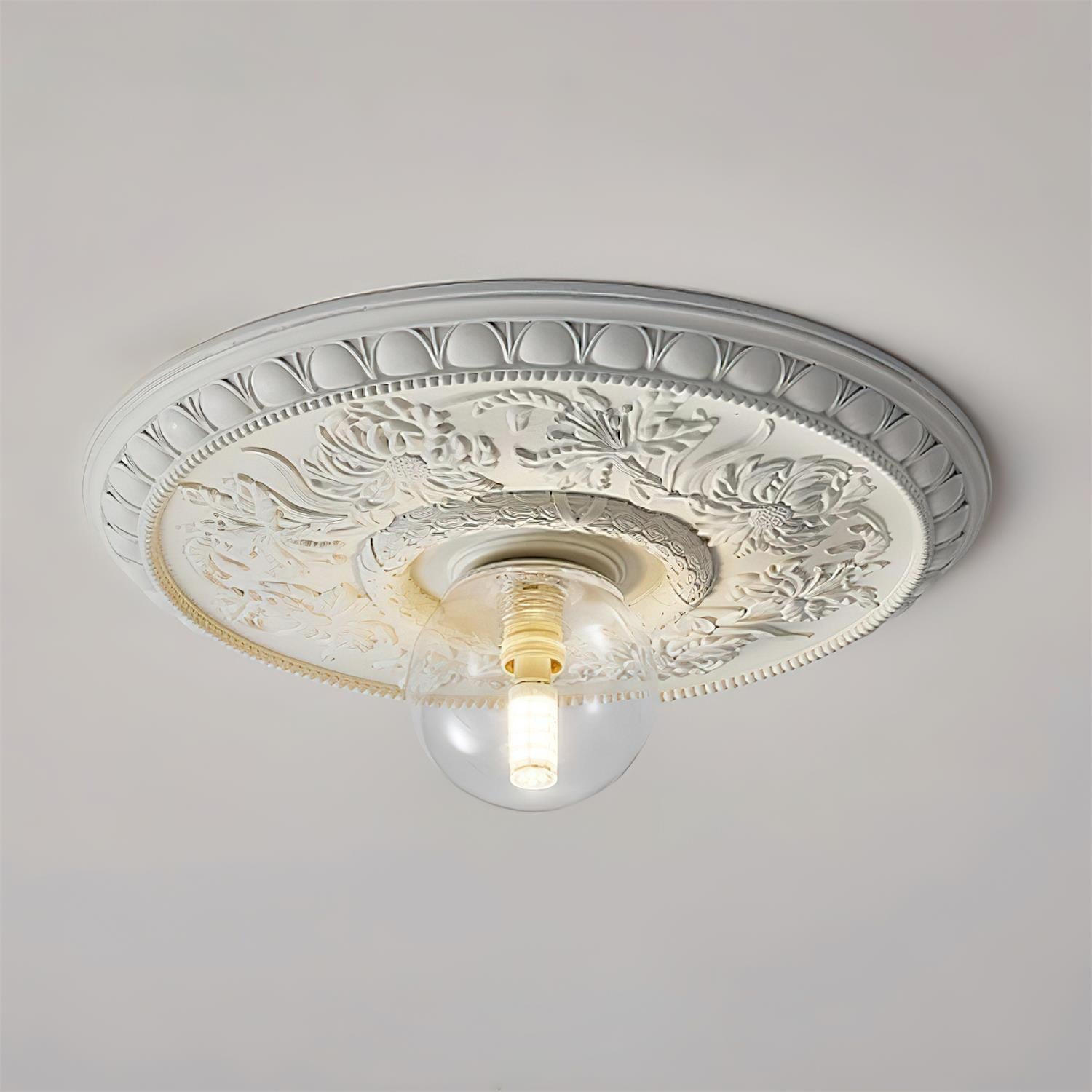 Rochelle Relief Vintage Metal Ceiling Light