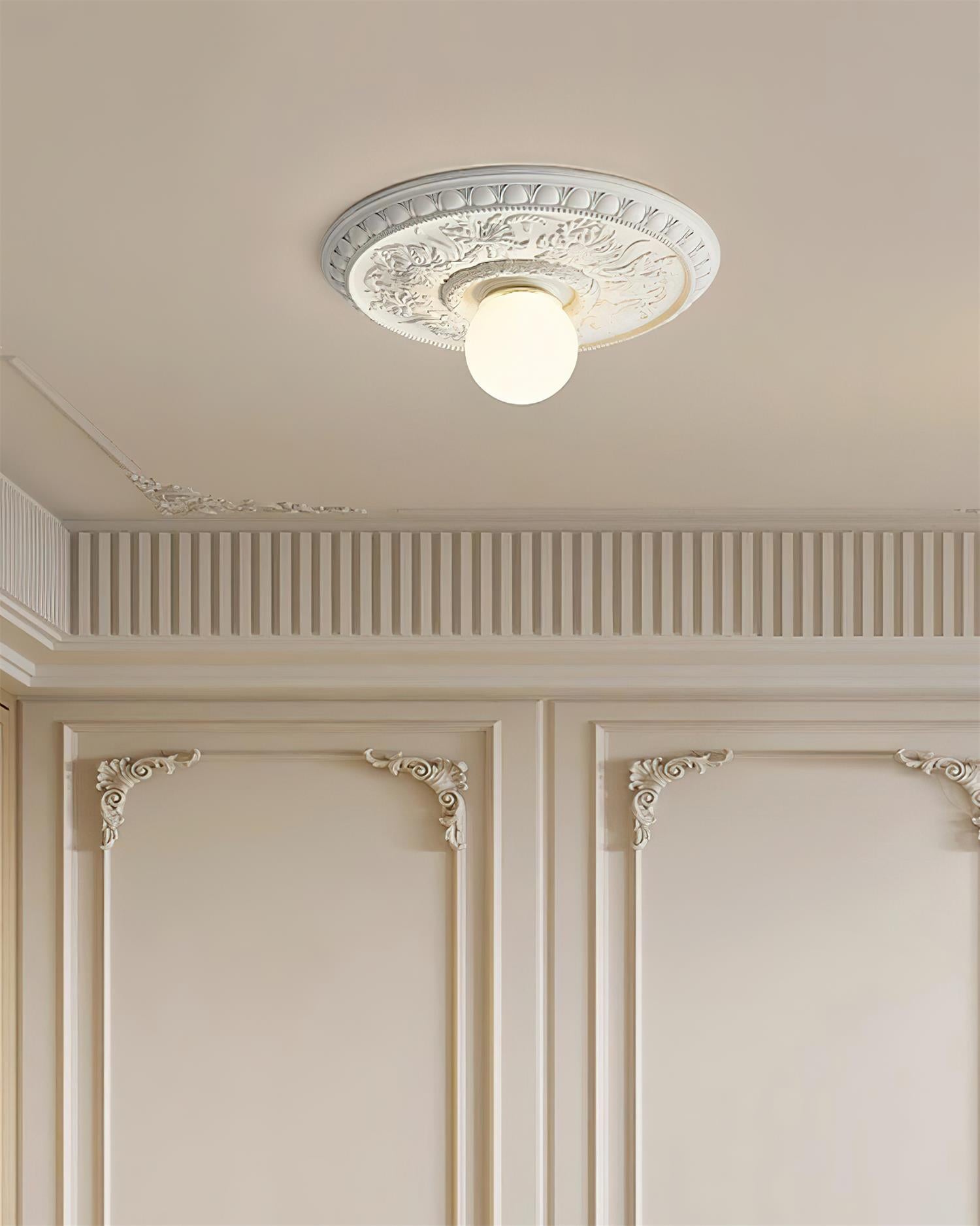 Rochelle Relief Vintage Metal Ceiling Light