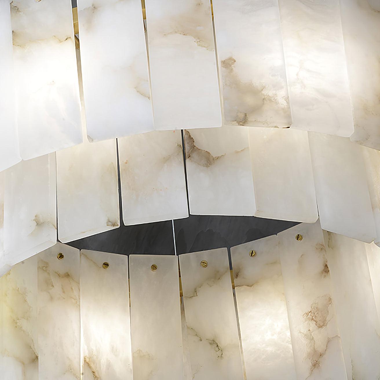 Zelaean Alabaster Round Pendant Light - Blowlighting