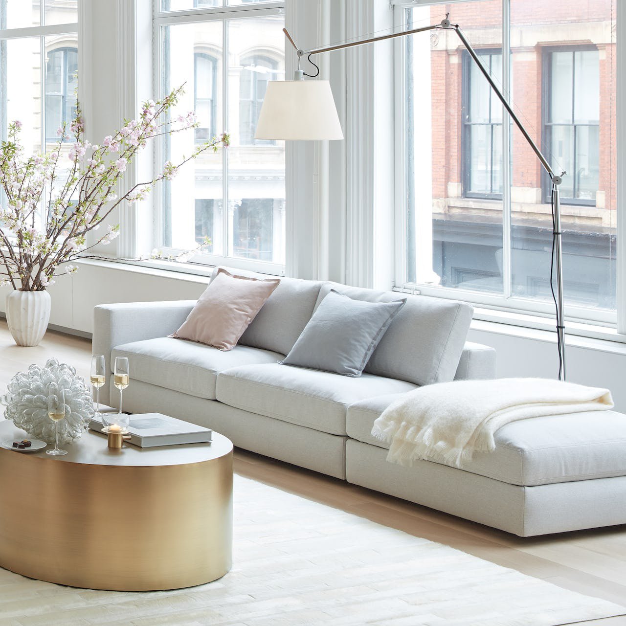 Rocker Modern Floor Lamp - Blowlighting
