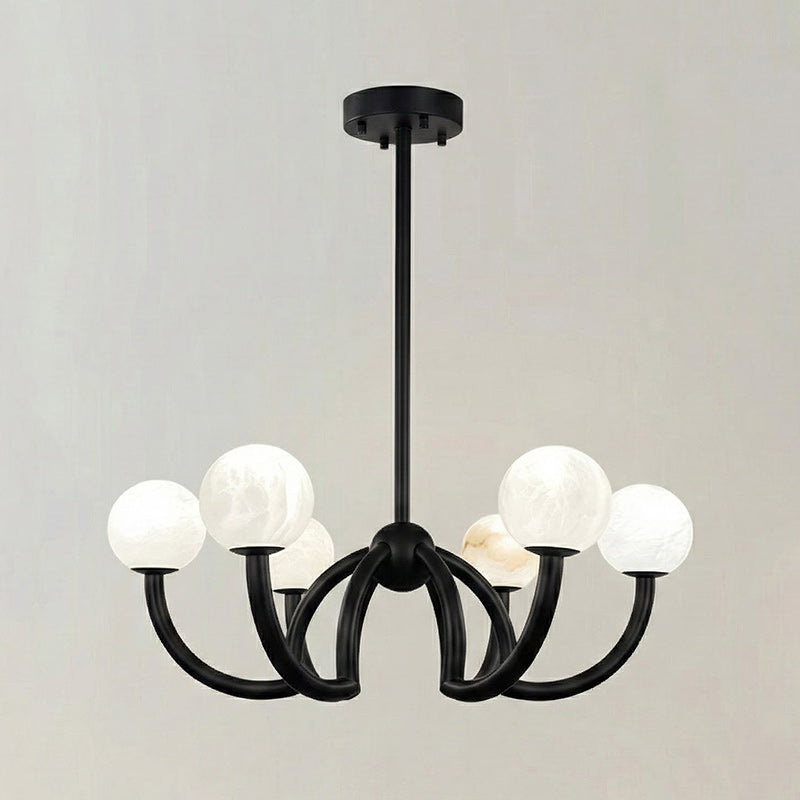Romaine Modern Alabaster Chandelier