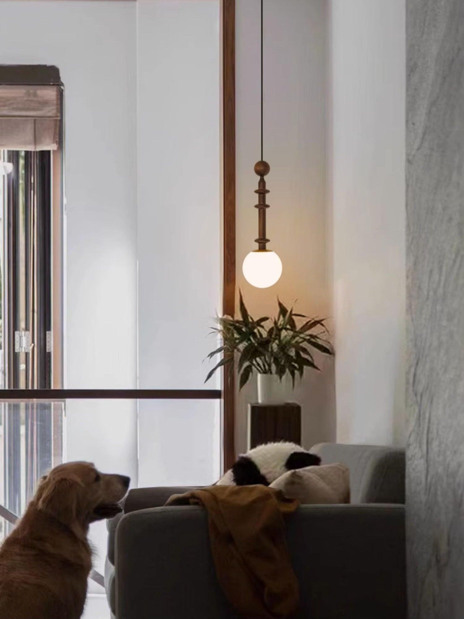 Roman Column Small Pendant Light - Blowlighting