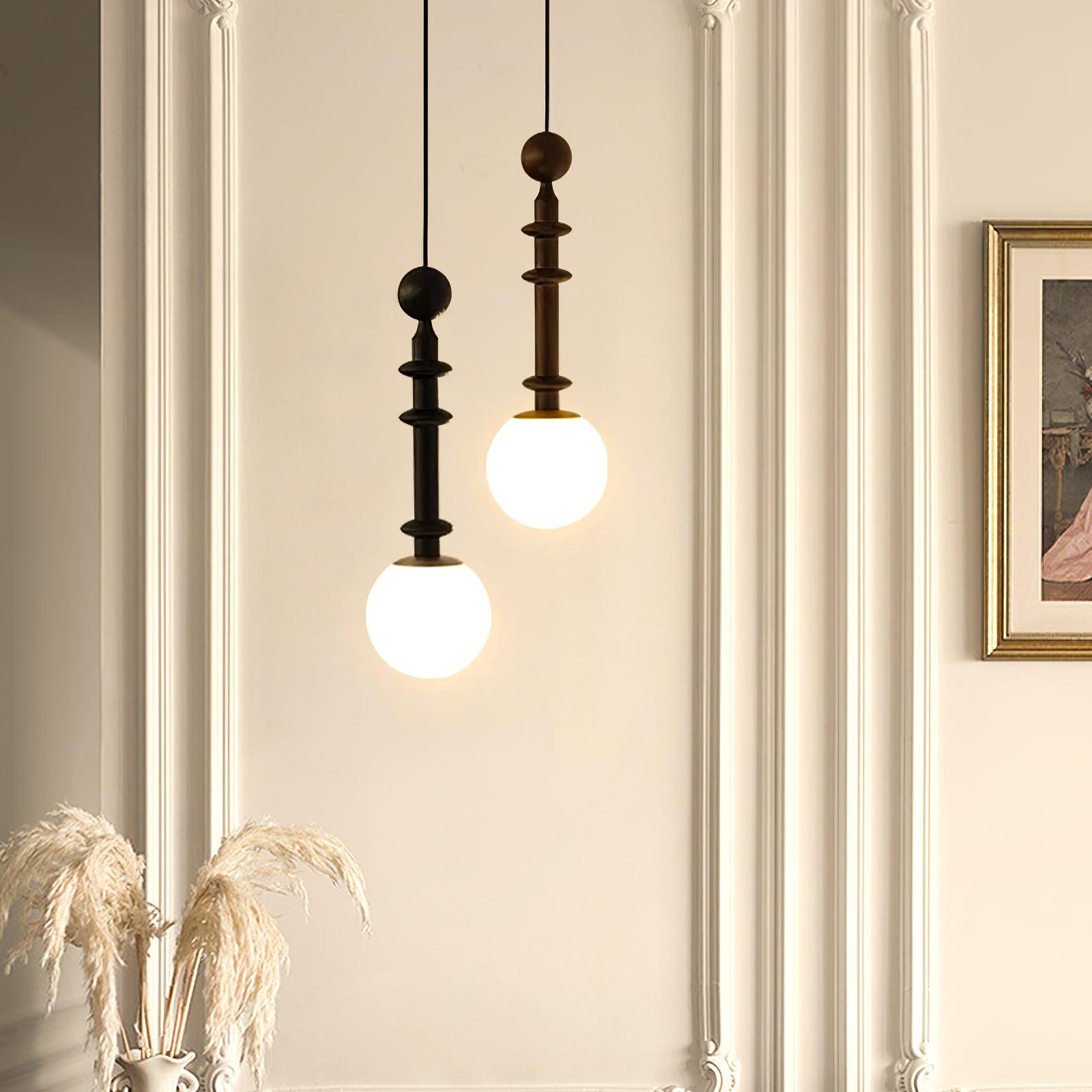 Roman Column Small Pendant Light - Blowlighting
