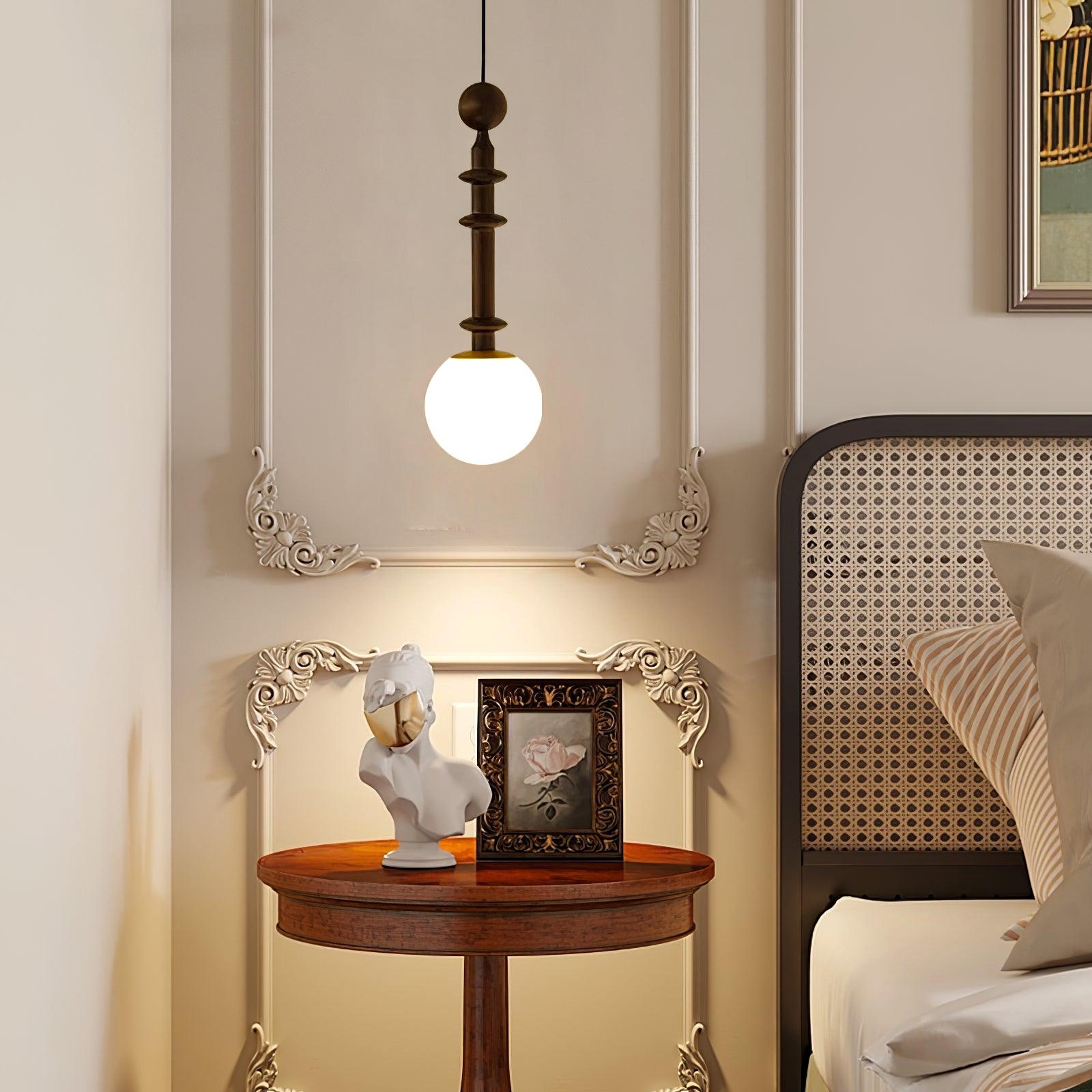 Roman Column Small Pendant Light - Blowlighting